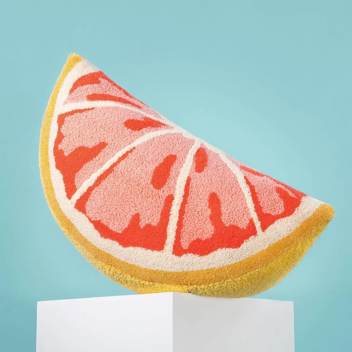 Fruit Shaped Pillows Series Grapefruit Shaped Throw Pillow