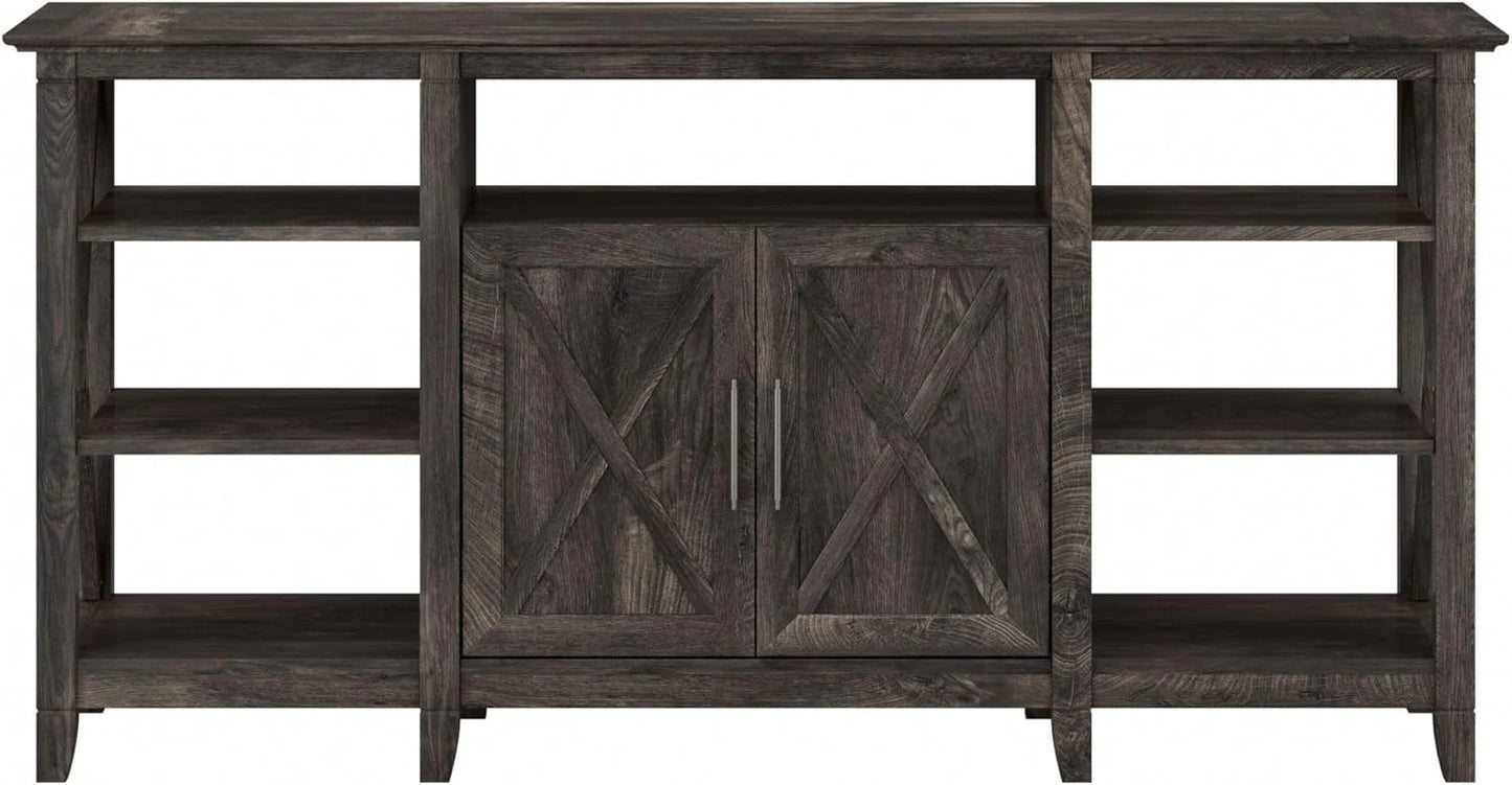 Key West Tall TV Stand for 65 Inch TV in Pure White Oak