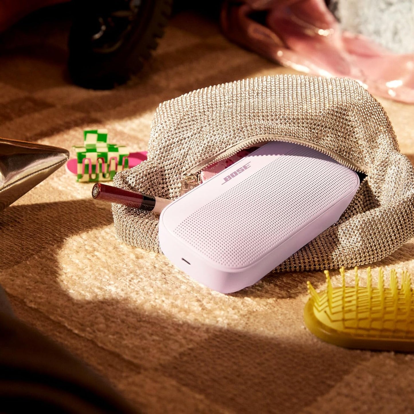 Bose SoundLink Flex Portable Bluetooth Speaker (2nd Gen), Portable Outdoor Speaker with Hi-Fi Audio, Up to 12 Hours Battery Life, Waterproof and Dustproof