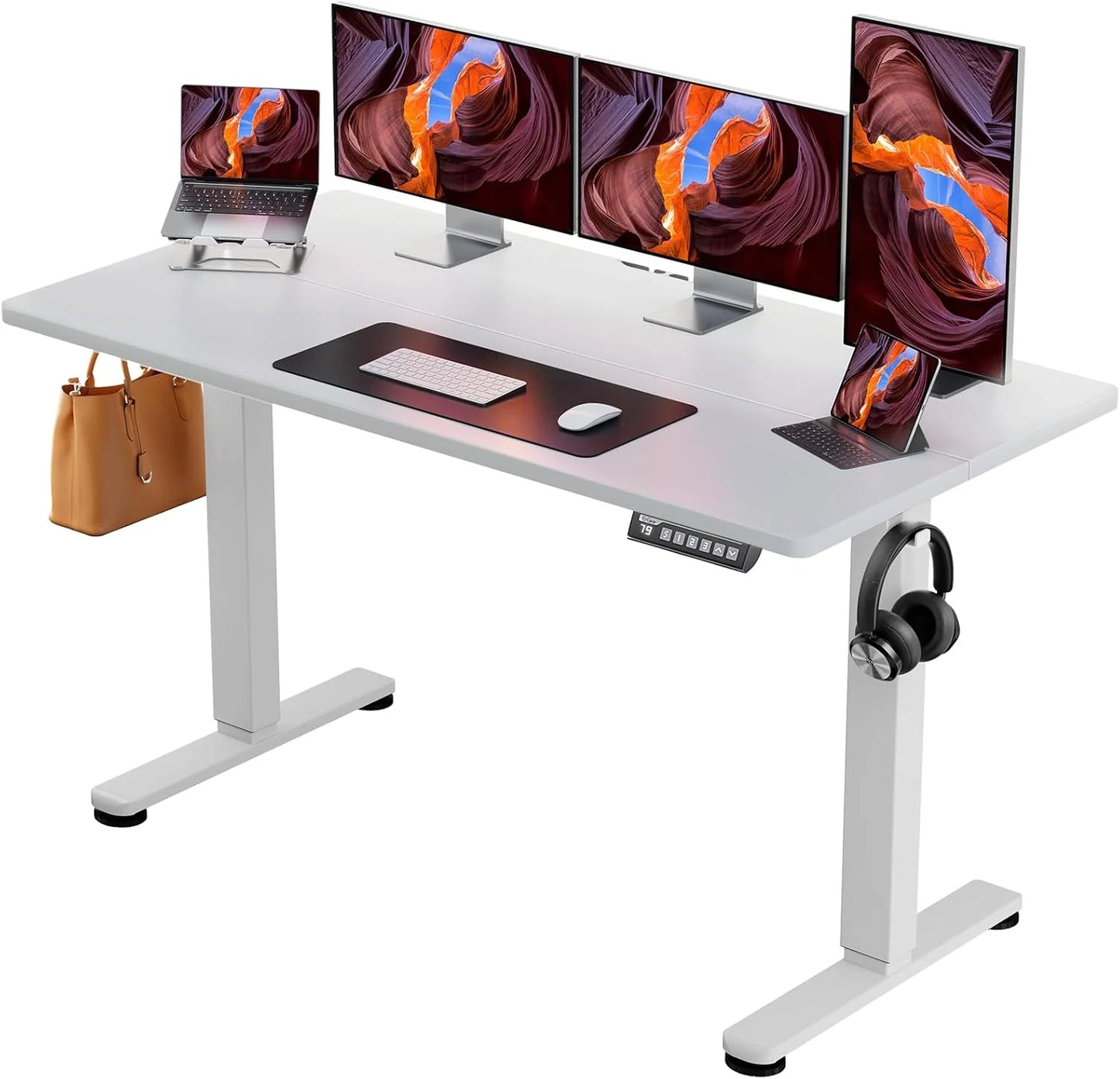 Height Adjustable Electric Standing Desk 47.2 x 23.6 Inches
