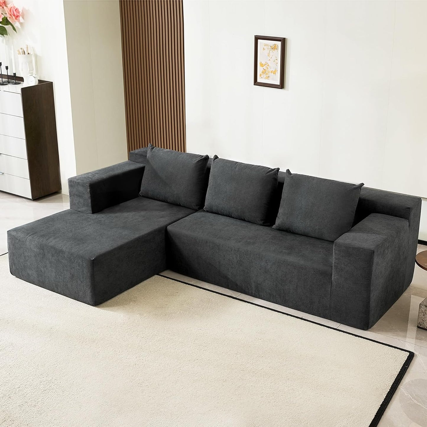 60 inch pull out sofa bed, memory foam sofa with 2 pillows, futon bed, guest bed and pull out sofa,