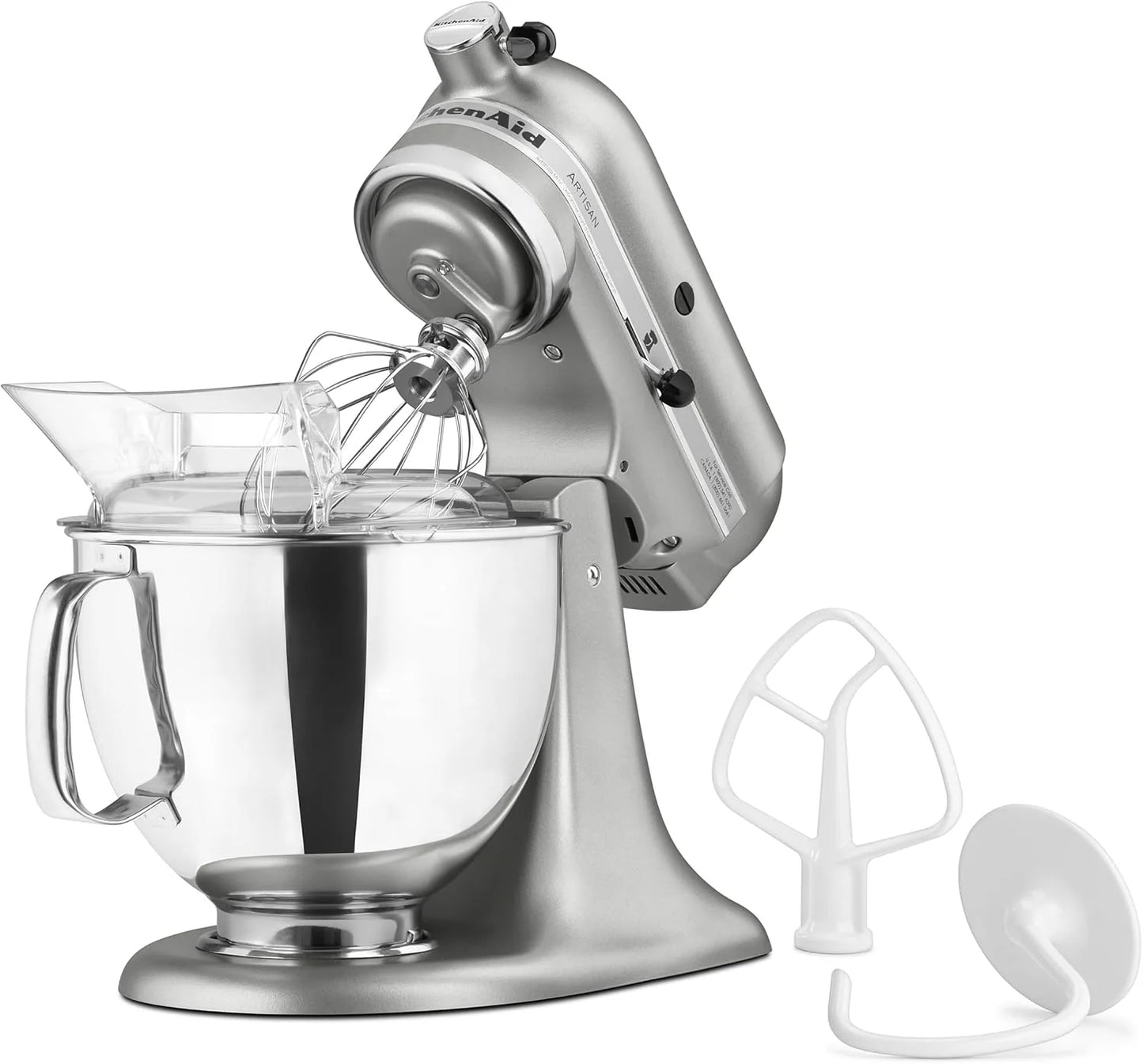 KitchenAid Artisan 5-Quart Tilt-Head Stand Mixer with Pour Flap
