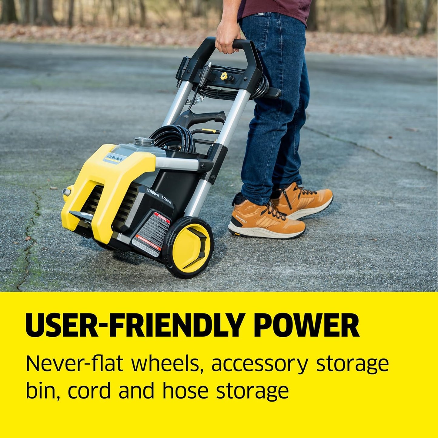 Kärcher Pressure Washer K1700 3 nozzles, detergent box