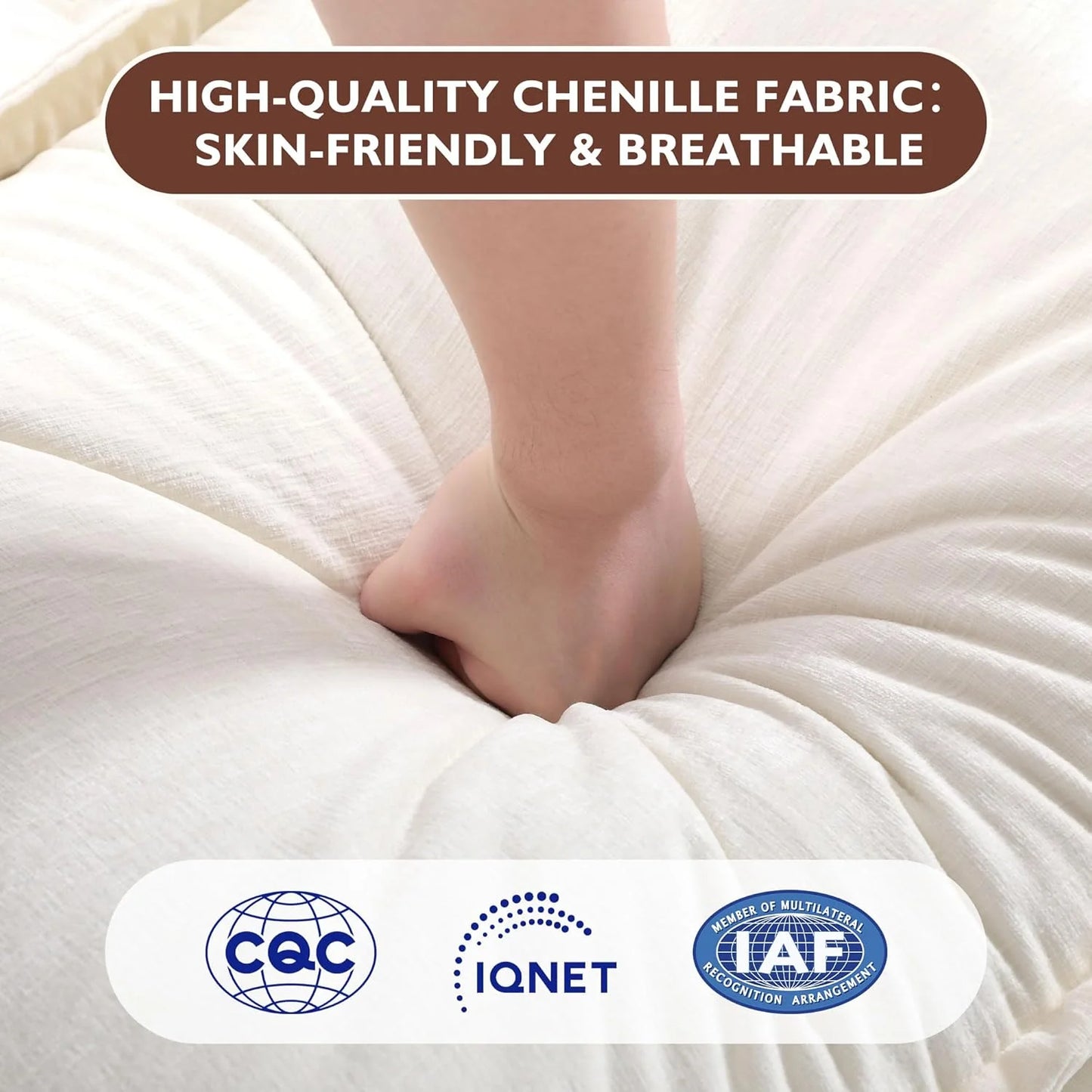 ihanherry 146-inch U-shaped modern sofa modular area cloud sofa