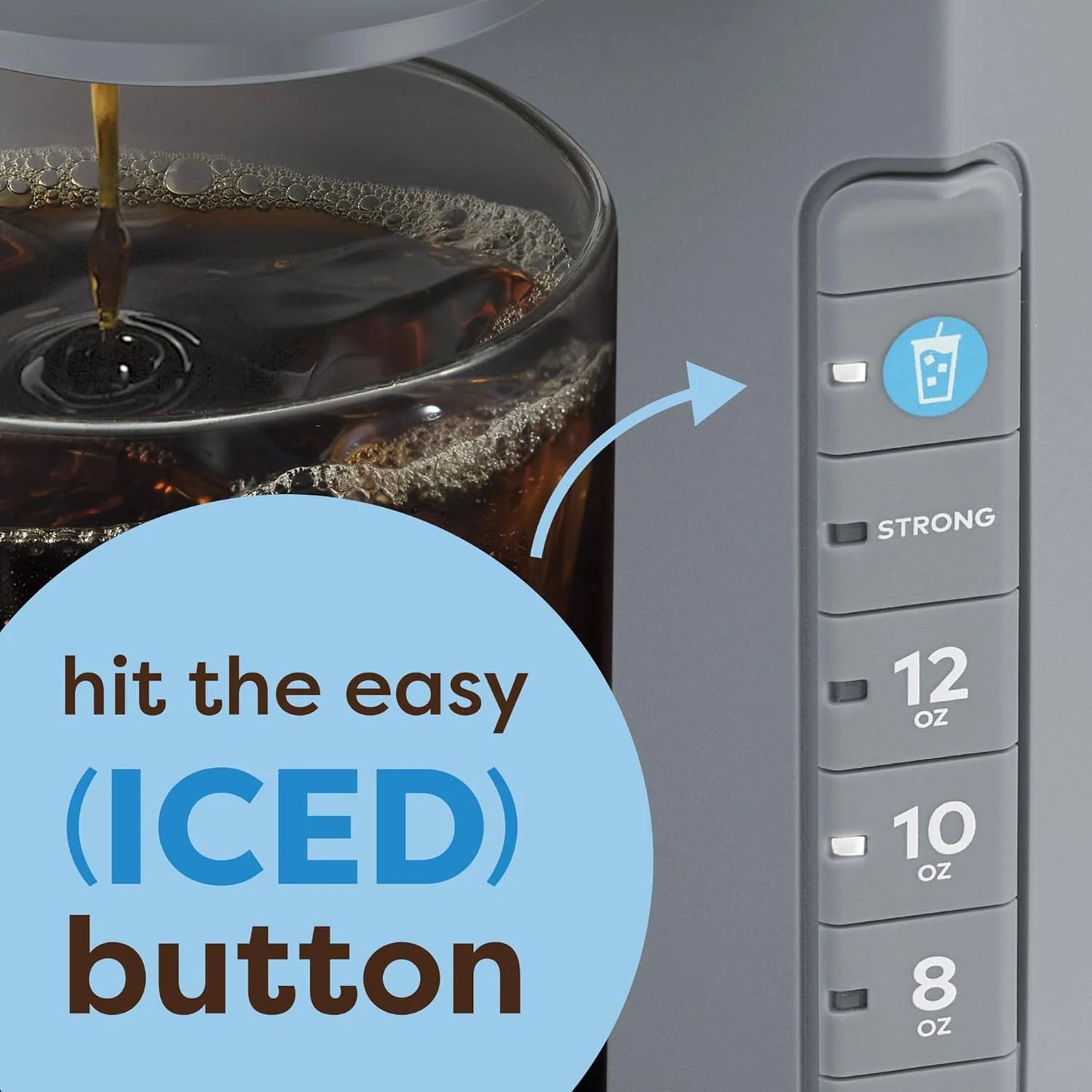 K-Iced Coffee Maker Single Serve K-Cup Pod