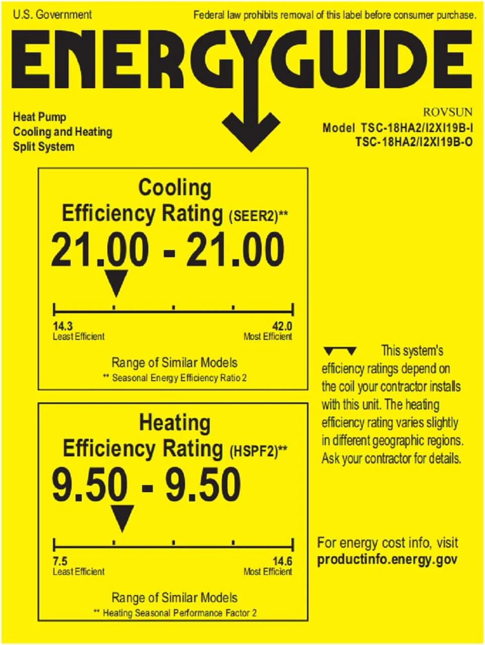 ROVSUN 9000 BTU Wifi Enabled Mini Split Air Conditioner & Heater with Inverter, 19 SEER2 Energy Saving 115V Ductless Split AC Unit with Pre-Charged Condenser, Heat Pump & Installation Kit