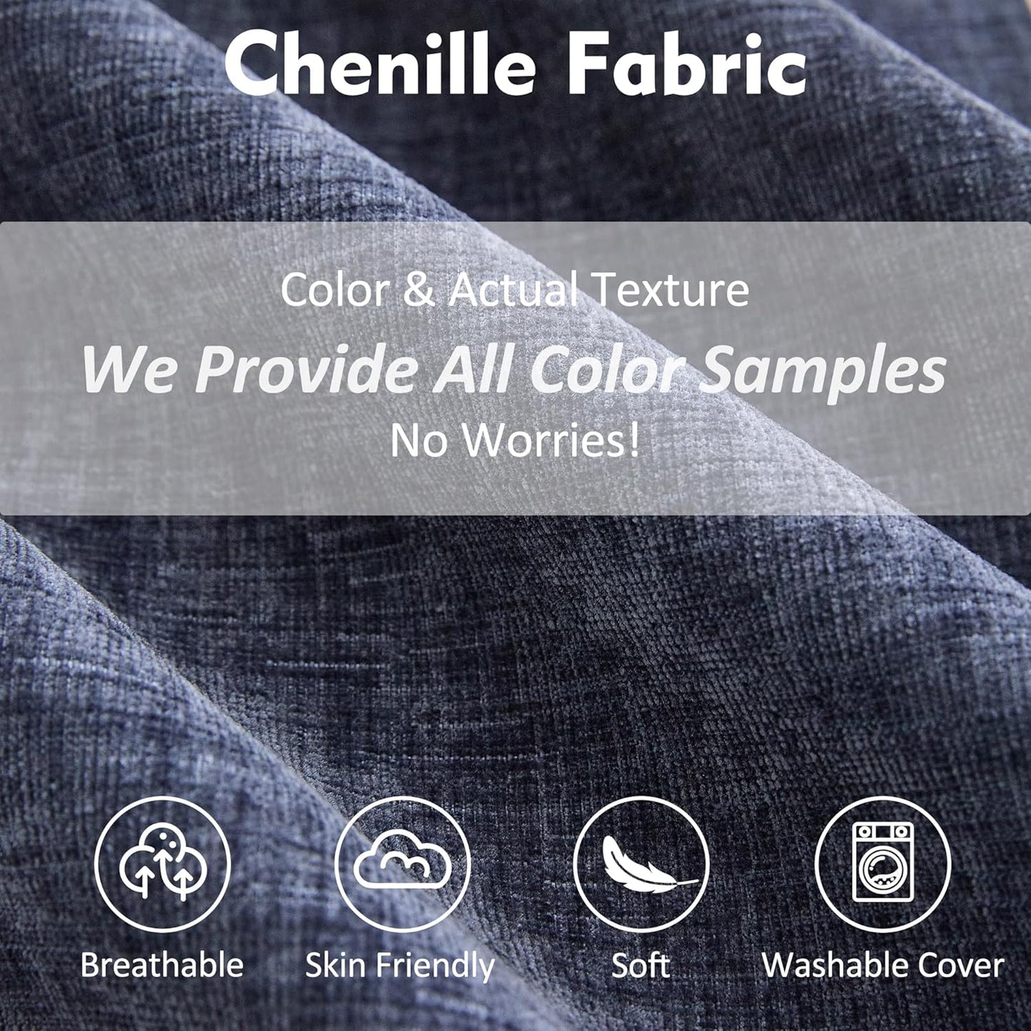 108 Inch U Shape Sofa, Sectional Sofa, Comfortable Cloud Sofa with Removable Footstool, Living Room Deep Seat Sofa, Linen, Beige