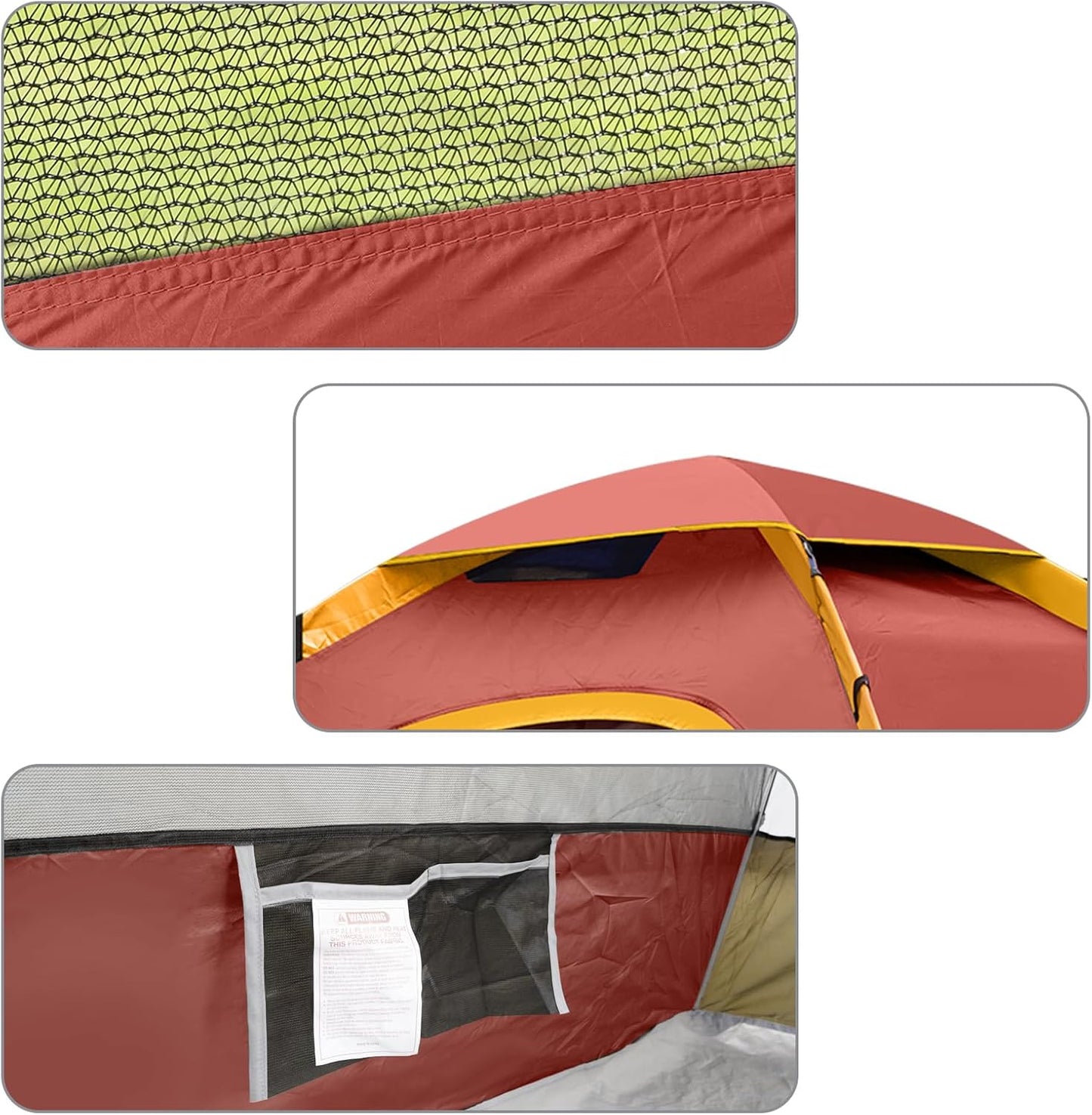 Camping Tent 2/3/4/6 Person Dome Tent Portable Camping Tent for Outdoor and Backpacking Beach