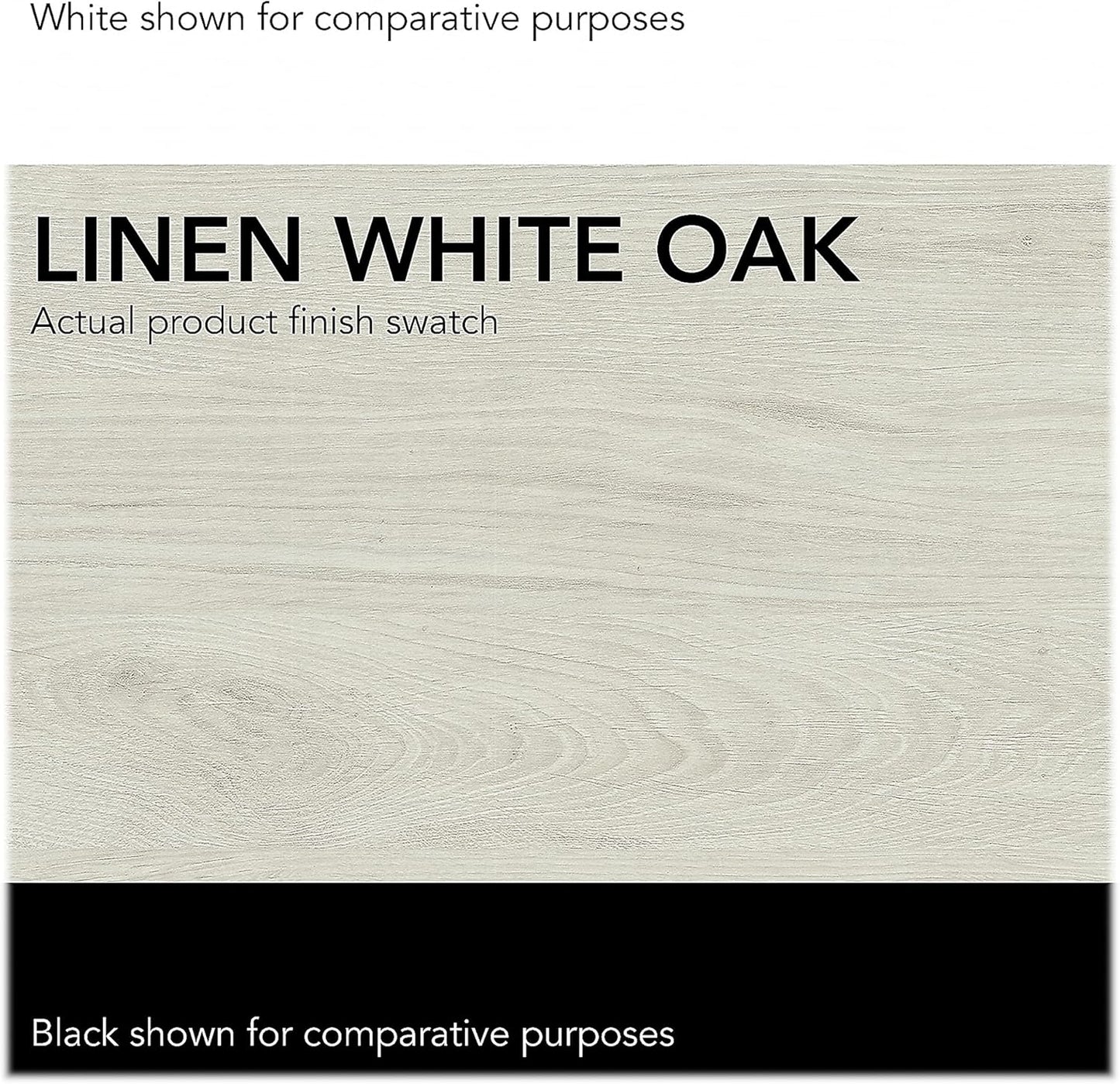 Key West Console Table with Drawers and Shelves in Linen White Oak