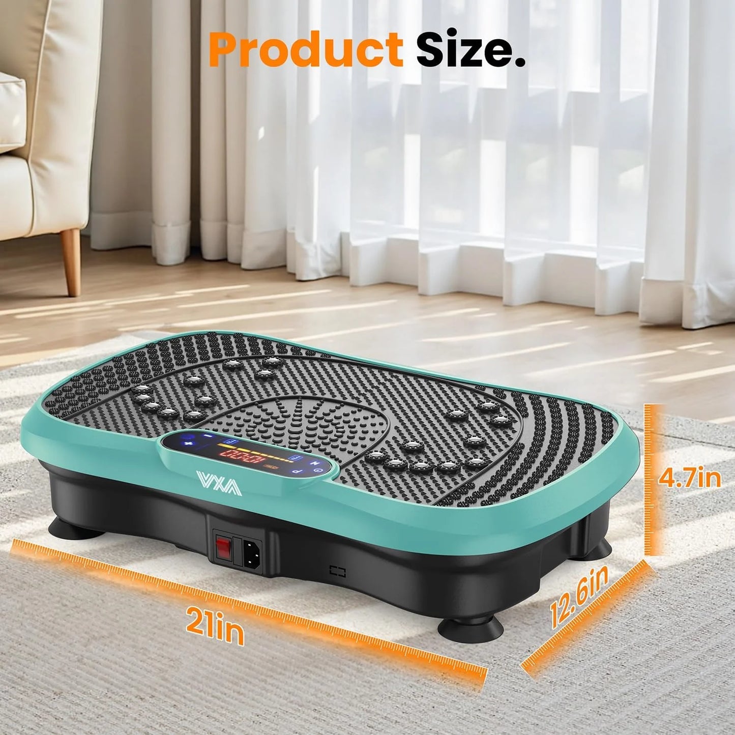 AXV Vibration Plate Fitness Platform Trainer Suitable for men and women to lose weight and burn fat at the gym