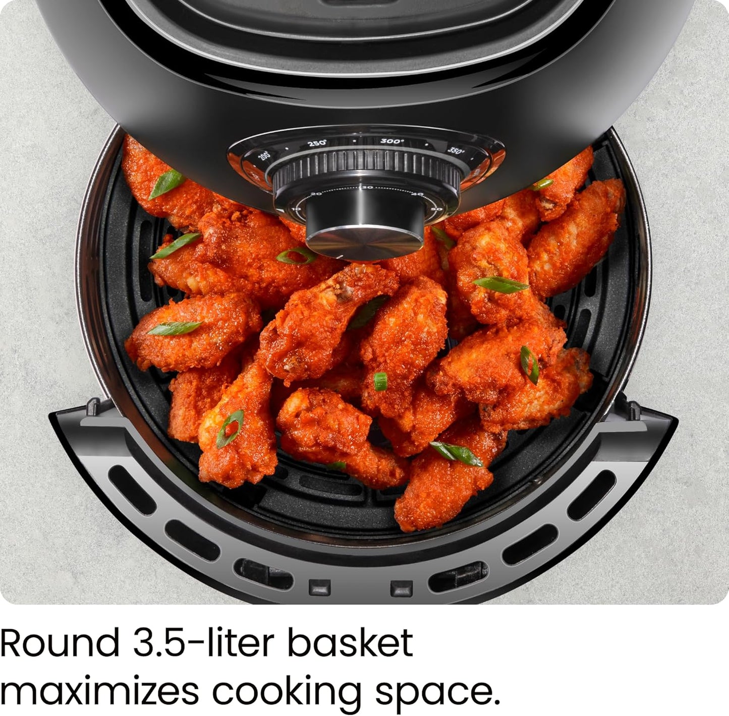 Chefman Compact 6.3-Quart Digital Air Fryer with Rotisserie, Dehydrator, and Convection Oven, 8 Touchscreen Presets