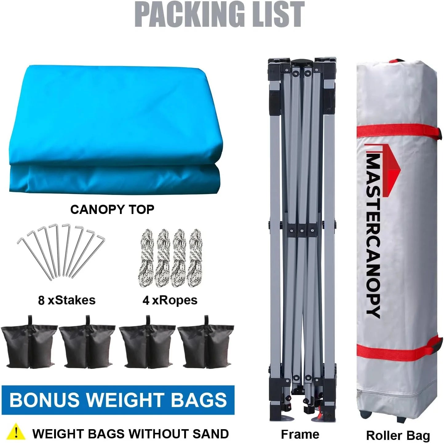 Durable Pop-up Canopy Tent with Roller Bag (10x10, Black)