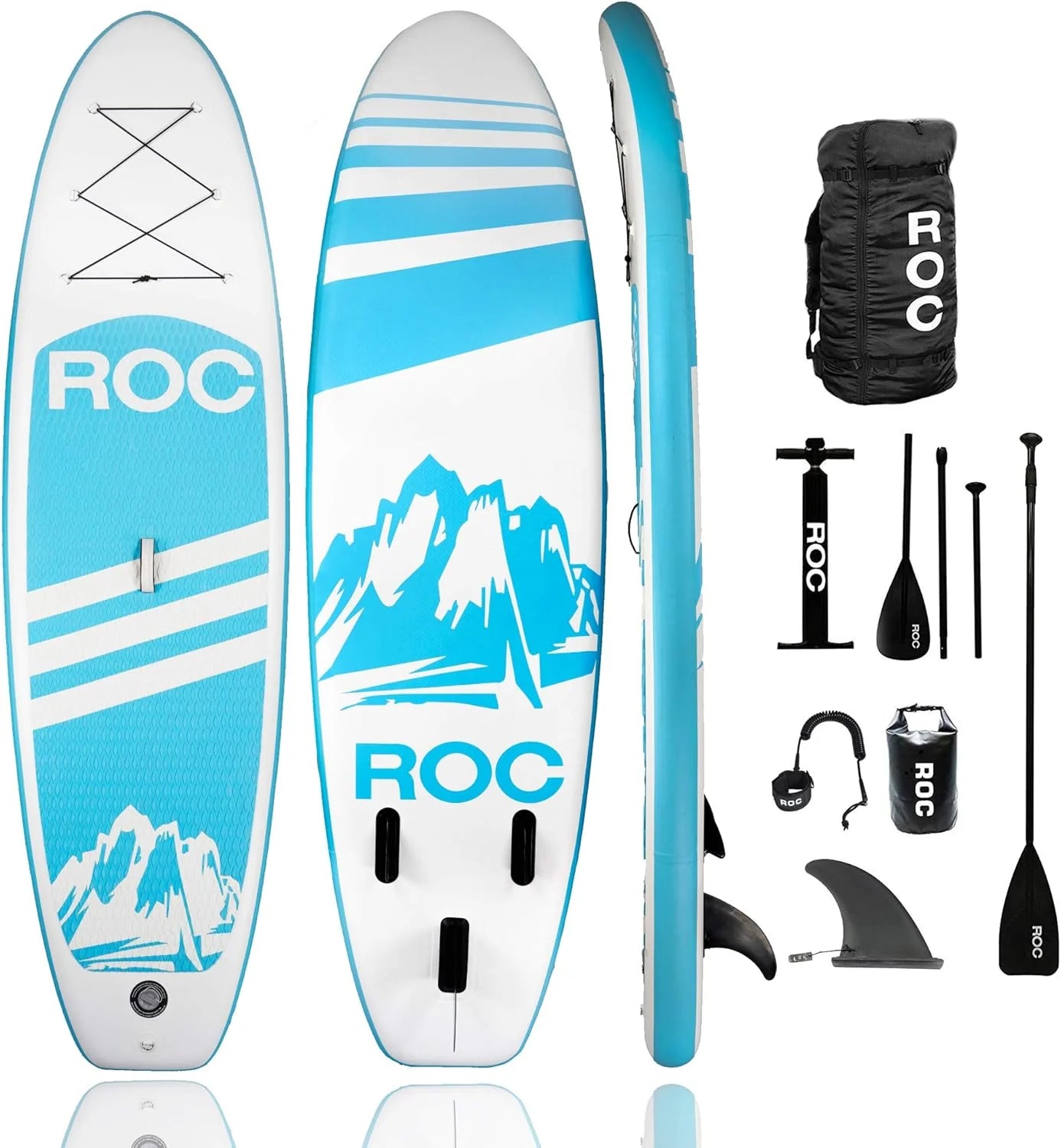 ROC inflatable stand-up paddle board high-quality SUP paddle board accessories
