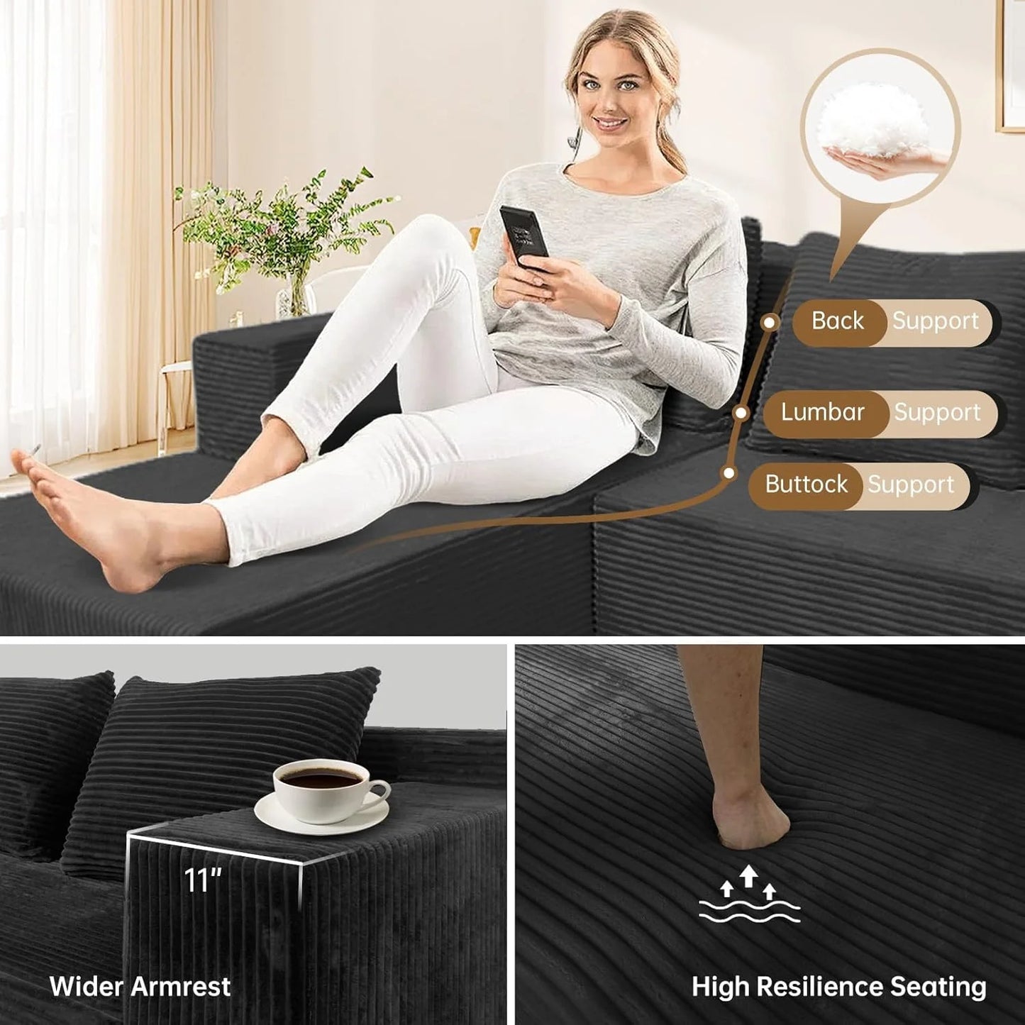 60 inch pull out sofa bed, memory foam sofa with 2 pillows, futon bed, guest bed and pull out sofa,