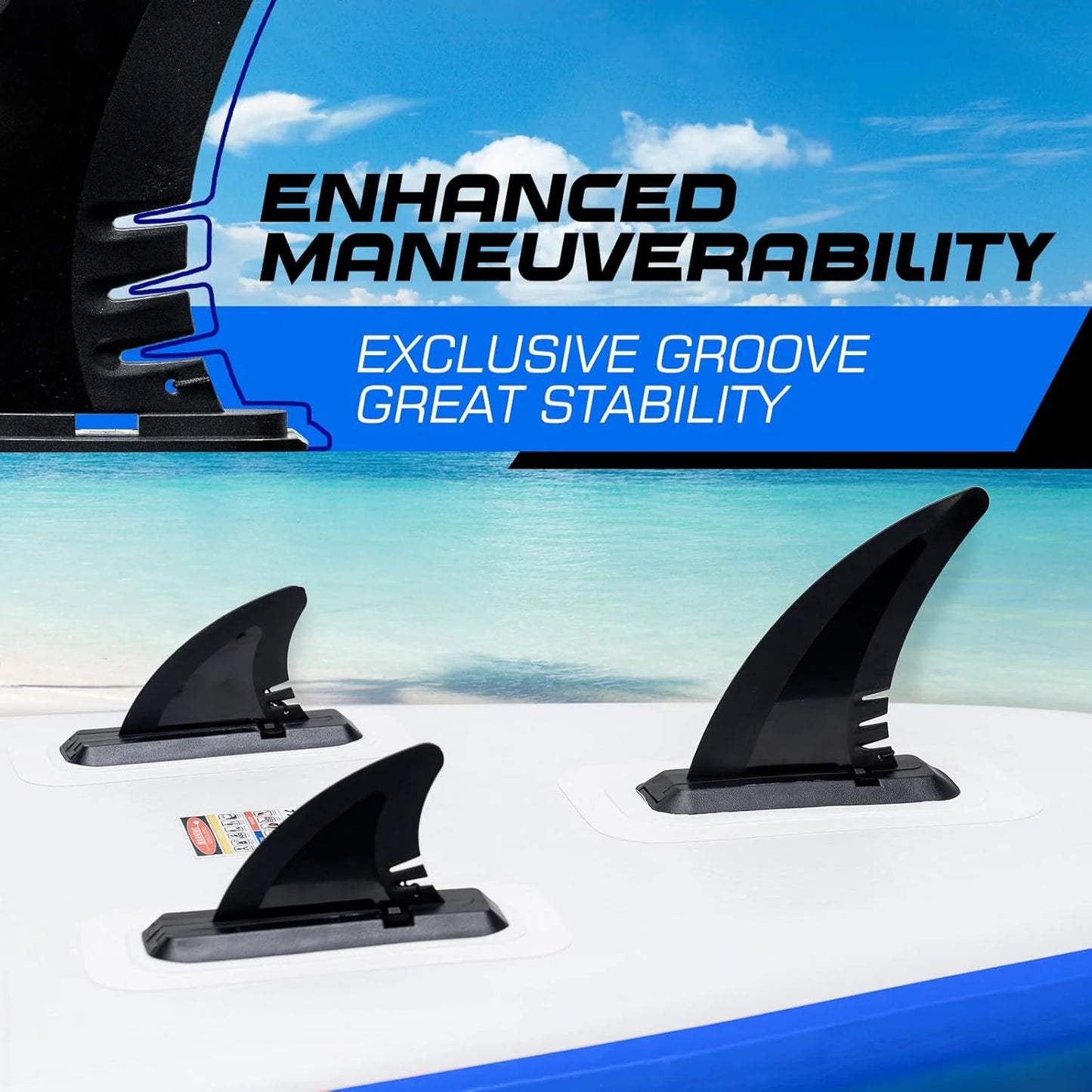 FunWater Stand Up Paddle Board Ultralight Inflatable Paddle Board with SUP Accessories