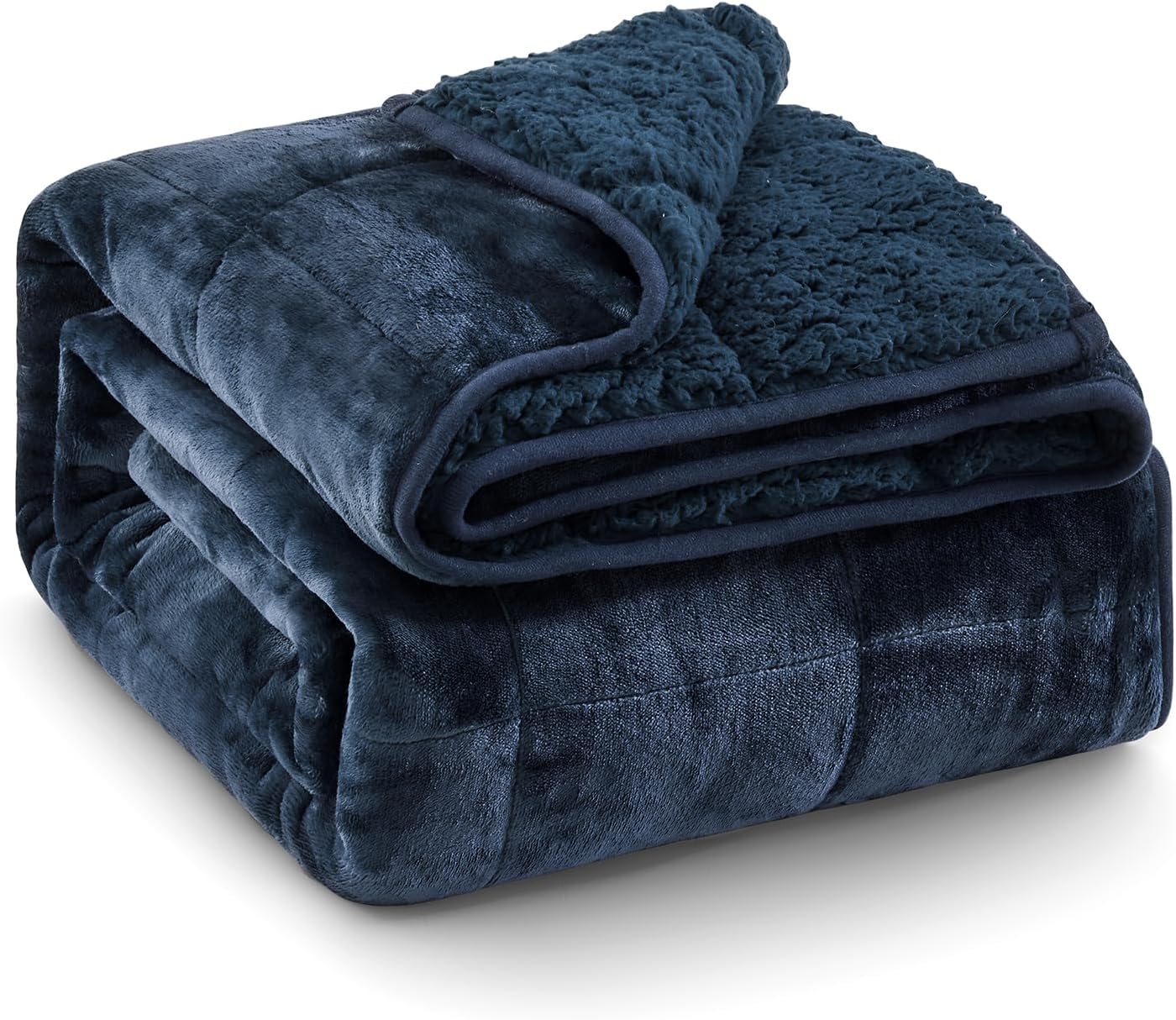 Sherpa Fleece Weighted Blanket 15 lbs 60"x 80"