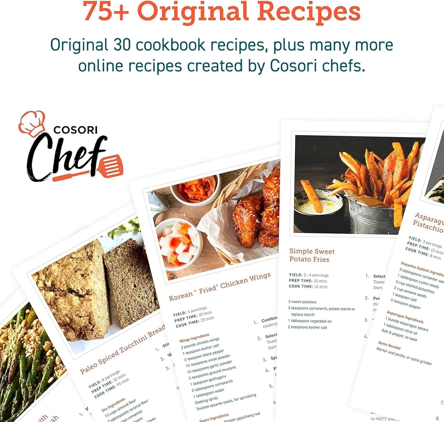 COSORI Smart 12-in-1 Air Fryer Toaster Oven Combo, Airfryer Convection Oven Countertop, Bake, Roast, Reheat, Broiler, Dehydrate, 75 Recipes & 3 Accessories, 26QT