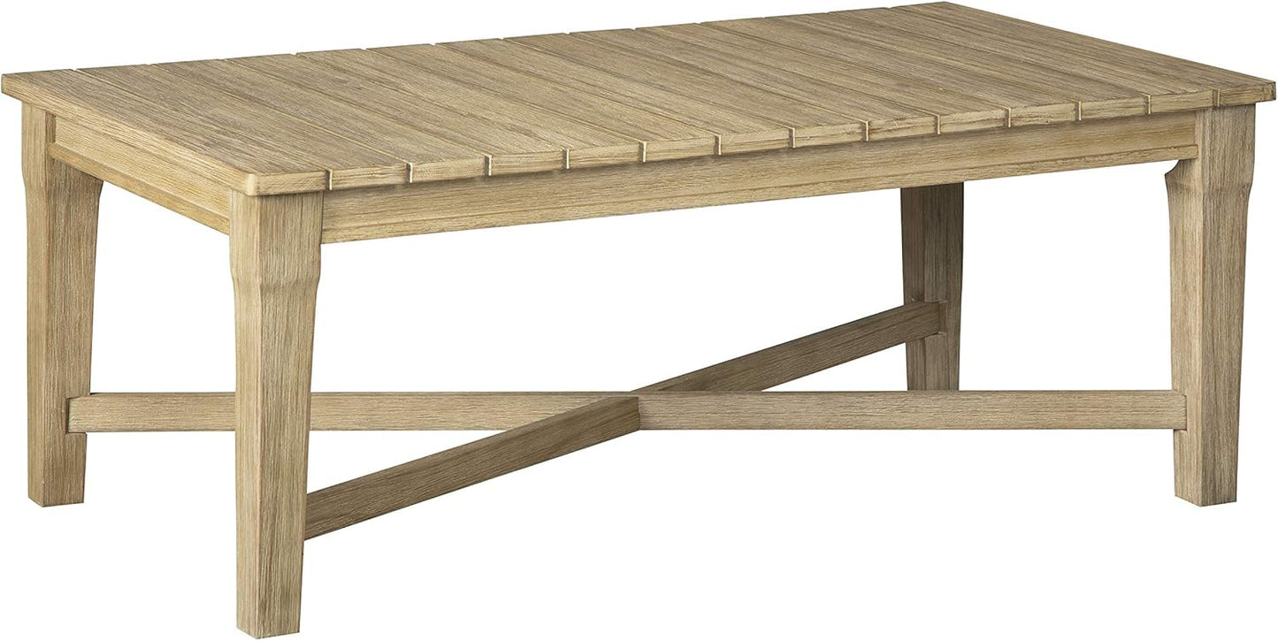 Coastal view outdoor terrace eucalyptus sofa