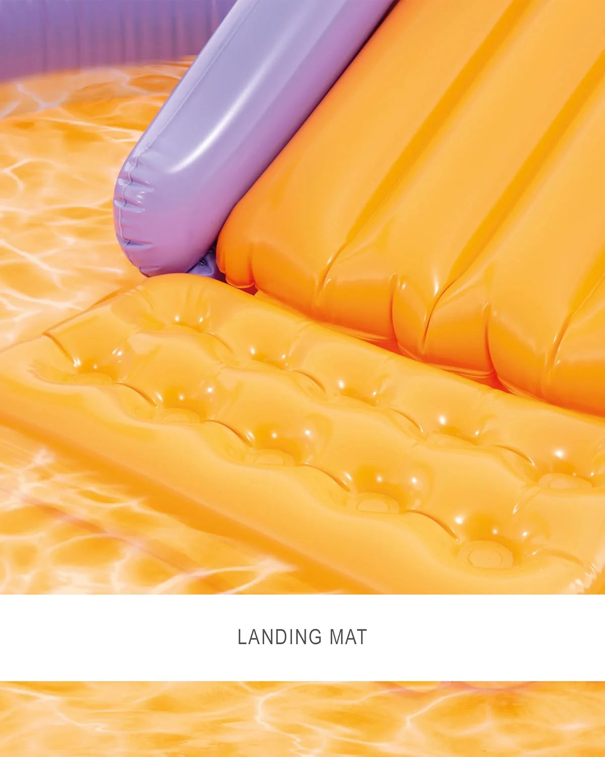 Intex 96" x 78" x 28" Inflatable Jungle Adventure Play Center Spray Kiddie Pool - Backyard Kids Water Slide, Outdoor Blow-Up Splash Pad for Toddlers