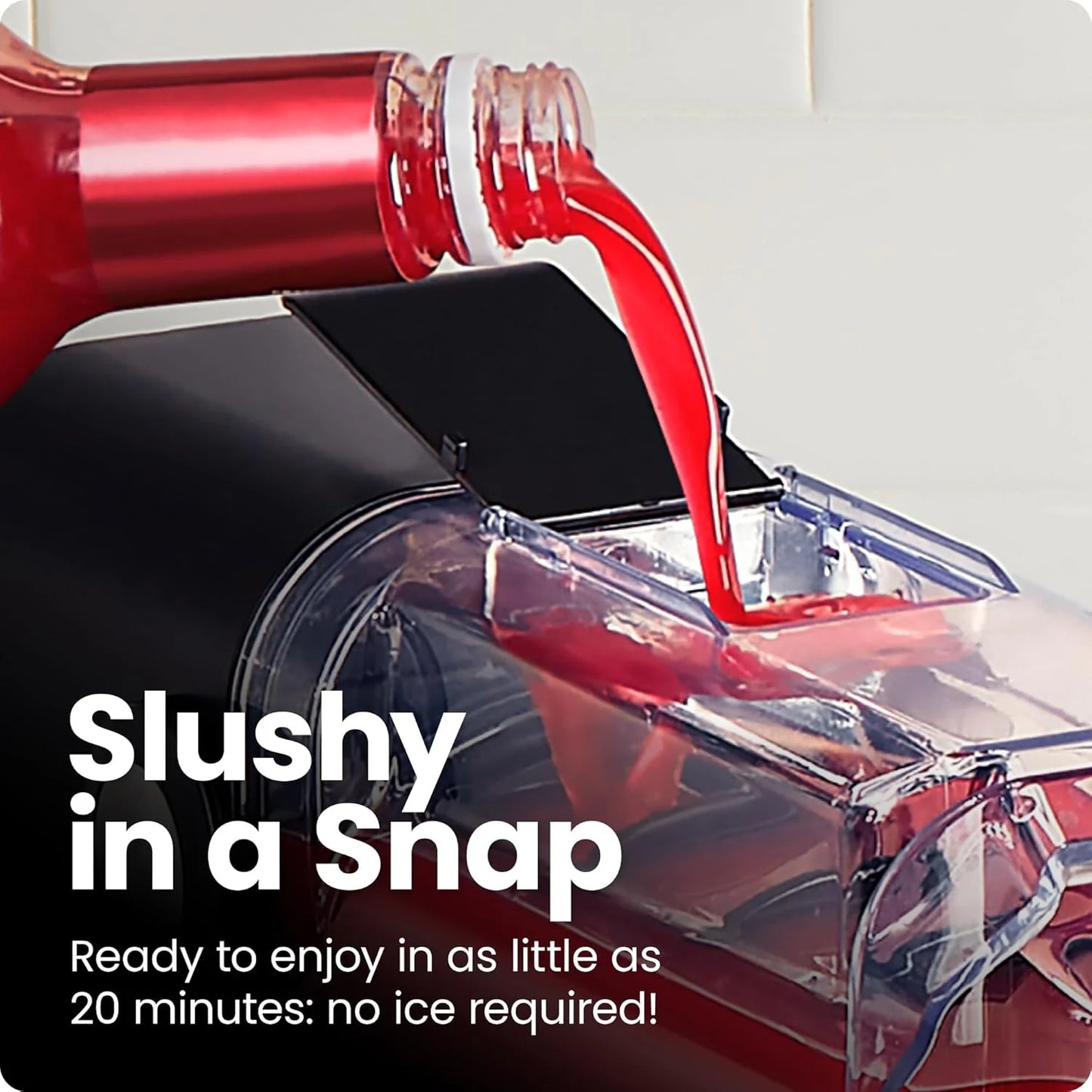 Iceman Slush-Ease Smoothie Maker, Frozen Drink Maker with 5 presets + custom options, easy dispensing wand for making frozen margaritas, slushies and smoothies