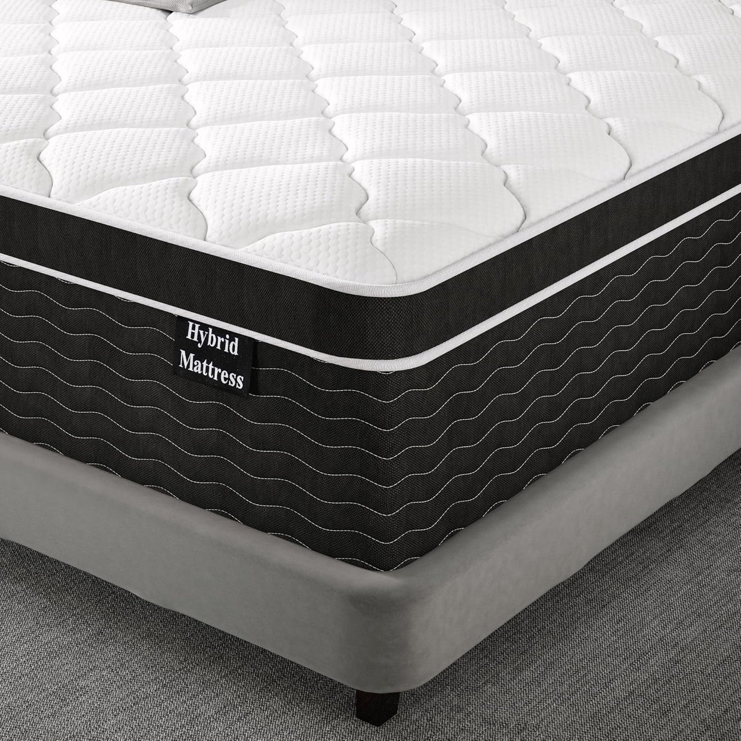 Full Size Mattress, 10 Inch Full Size Mattress in a Box, Medium Plush Hybrid Mattress
