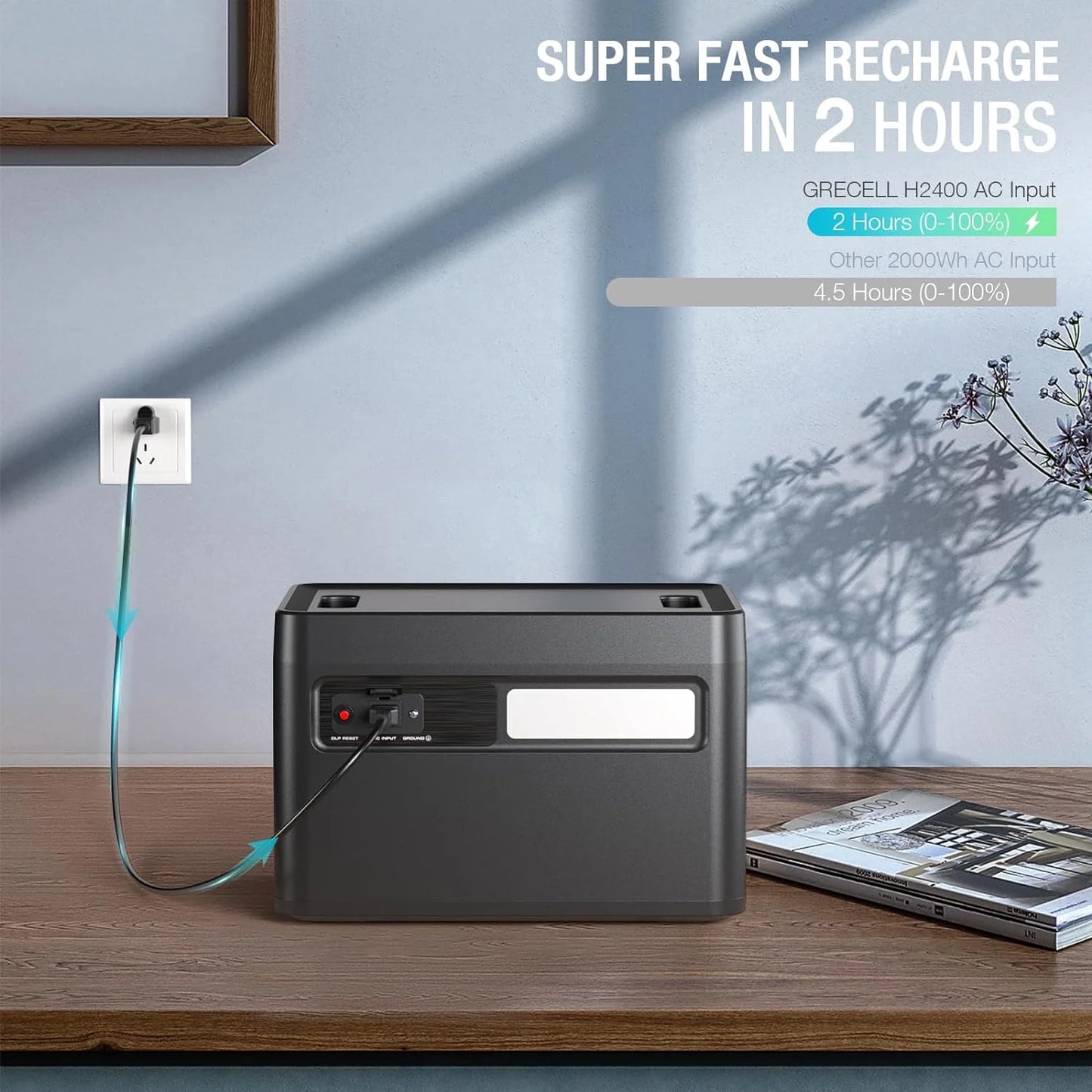 Portable Power Station 300W (Peak 600W),230.88Wh Solar Generator with 60W USB-C PD Output, 110V Pure Sine Wave AC Outlet Backup Lithium Battery for Outdoors Camping Travel Home Blackout