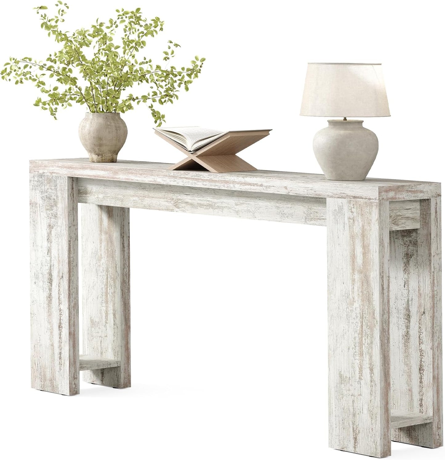 70.9-Inch Long Console Table Narrow Sofa Table Behind The Couch