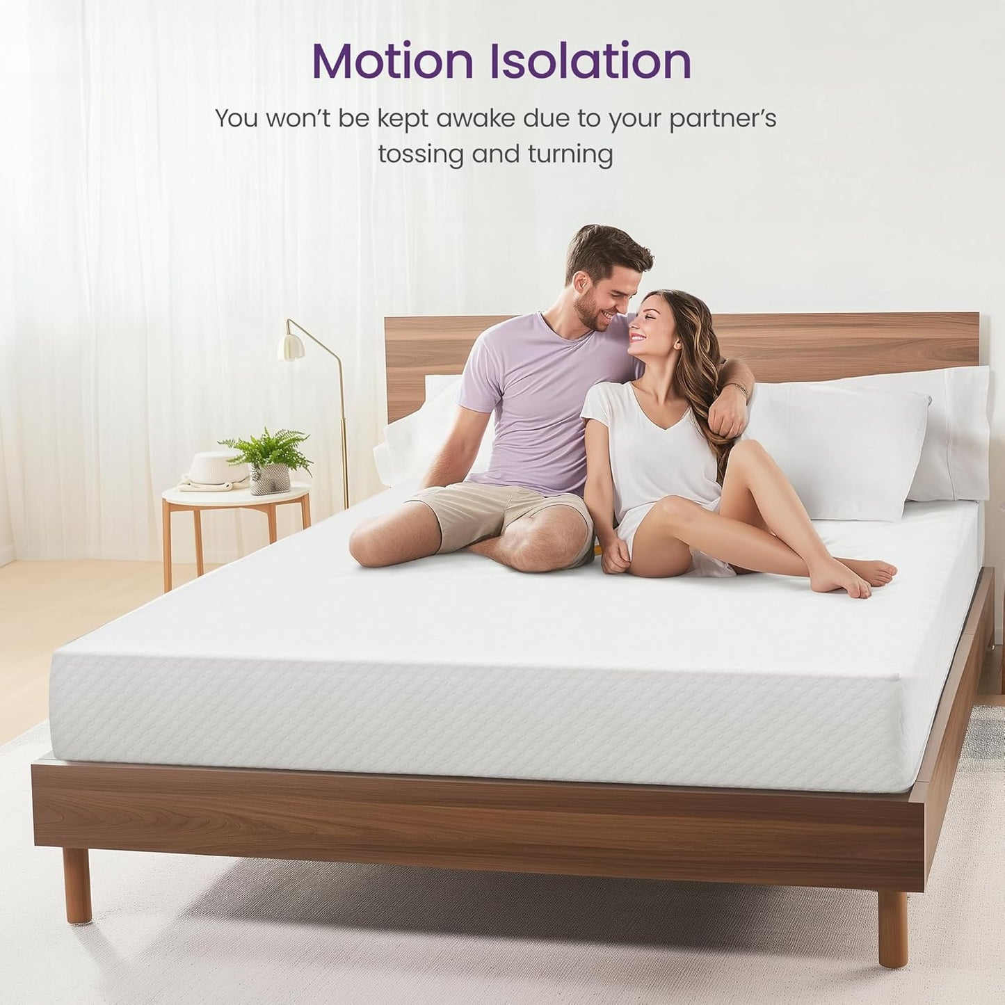 GAESTE 8-inch Fully Cooling Gel Memory Foam Mattress Mattress-in-a-Box