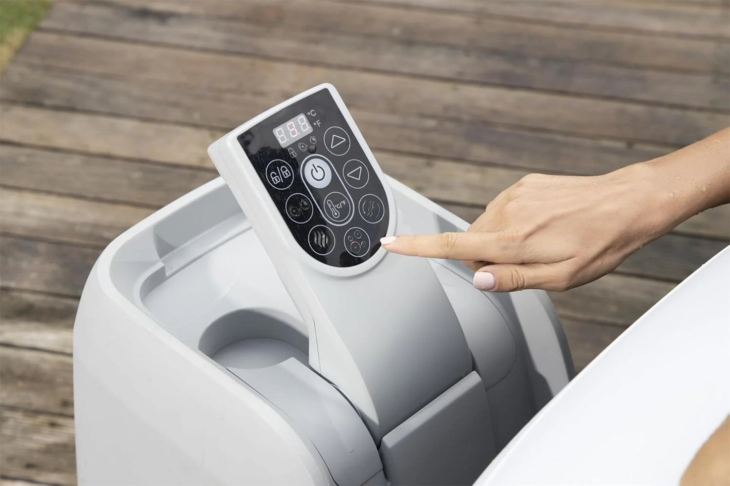 Bestway SaluSpa Miami EnergySense AirJet Inflatable Hot Tub Spa (71" x 26") | Portable Hot Tub with 2 Covers (1 Energy-Efficient Thermal Cover and 1 Standard Cover) | Fits Up to 2-4 Persons | Black