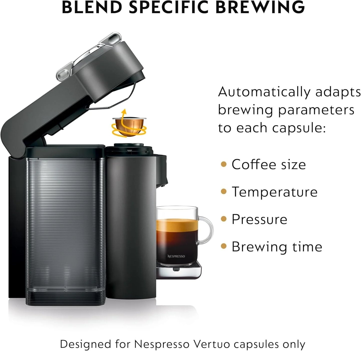 Nespresso De'Longhi Vertuo Single coffee and espresso makers