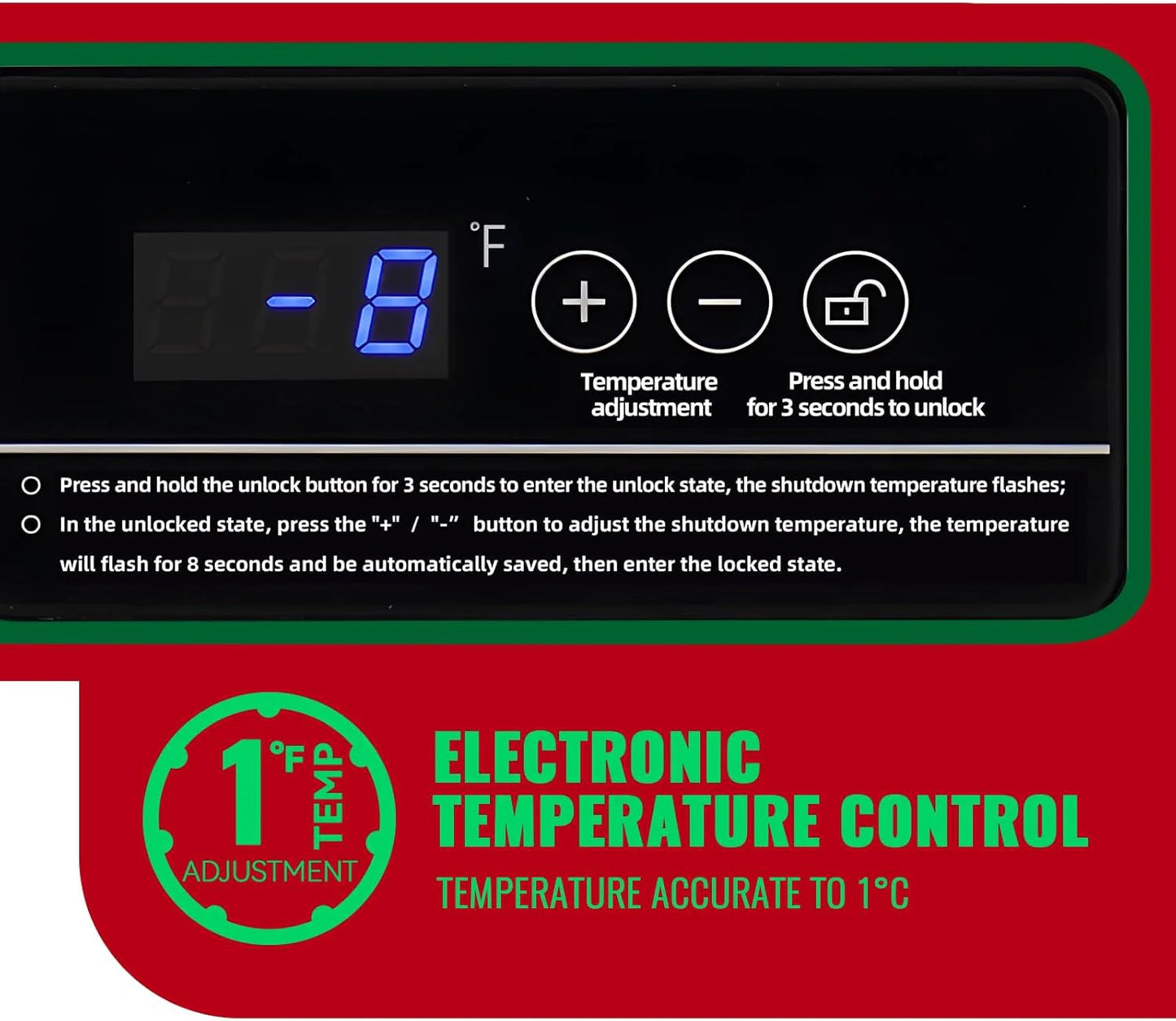 Chest Freezer 5.0Cubic Feet Deep Freezer Freestanding Freezers with 2 Removable Stainless Steel Basket, Mini Freezer Top Open Door Compact Freezer with Electronic Control 41℉ to -15℉BLACK