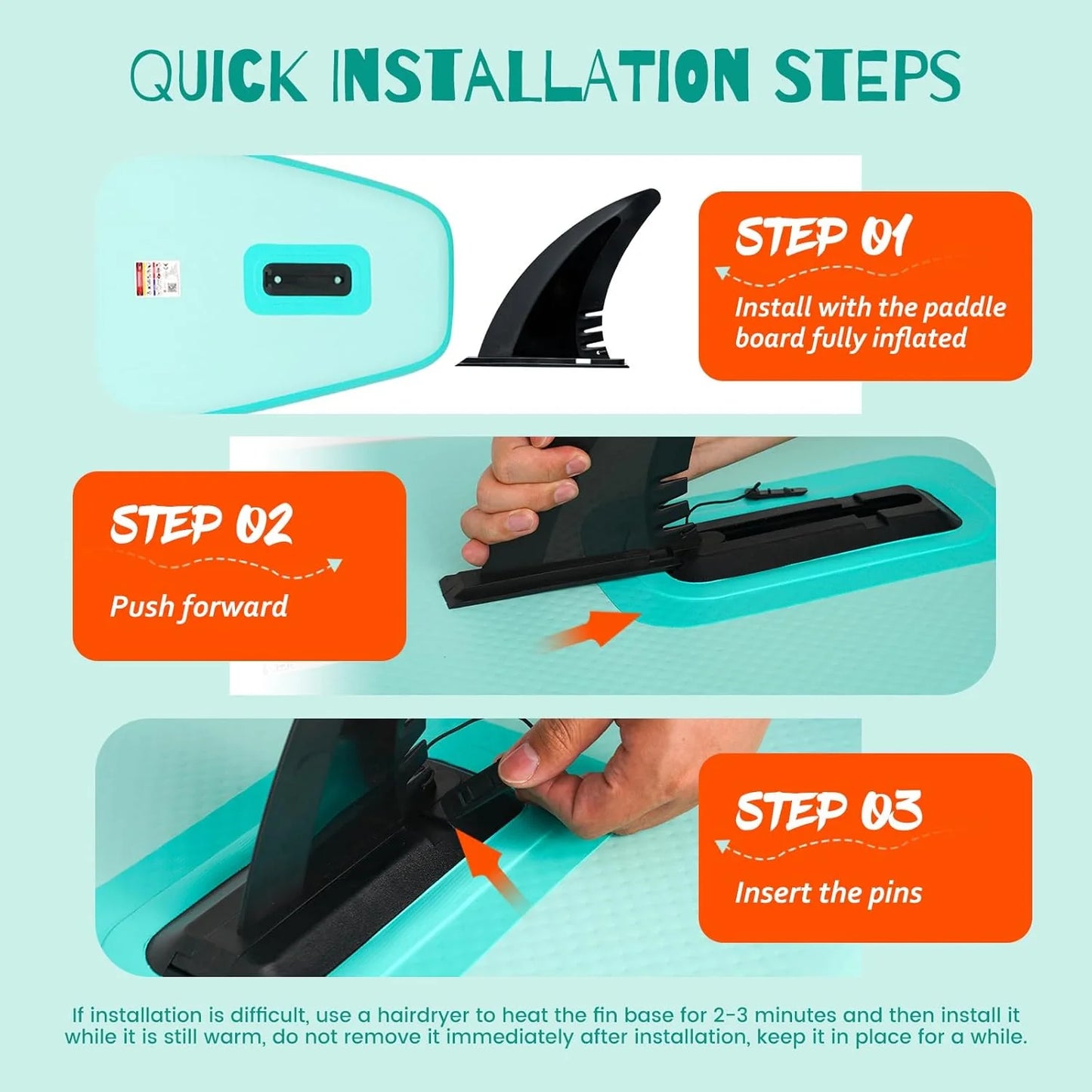 FunWater Inflatable Stand Up Paddle Board with Premium SUP Paddle Accessories, Non-Slip EVA Deck, 11'/10'6' Paddle