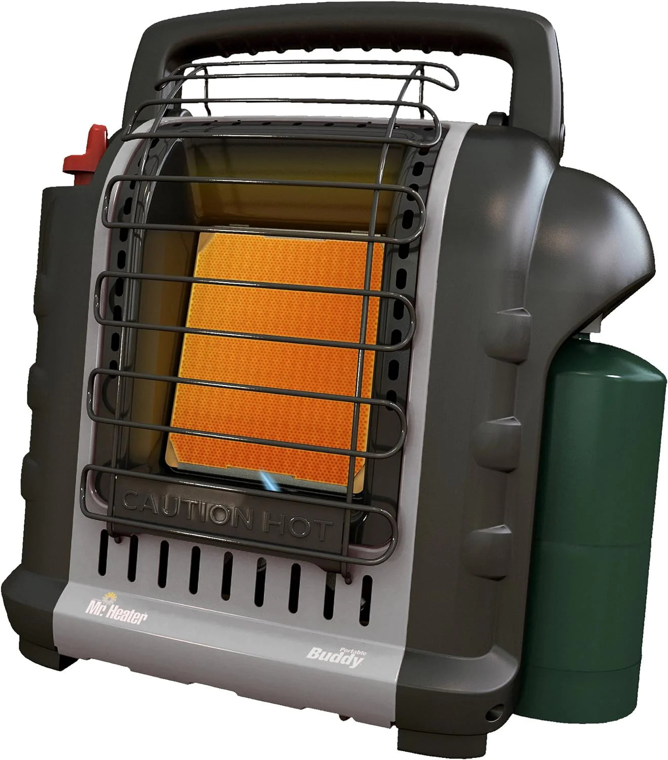 Portable Propane Radiant Heater, 4,000-9,000 BTU, for campers, workshops, patios, and more