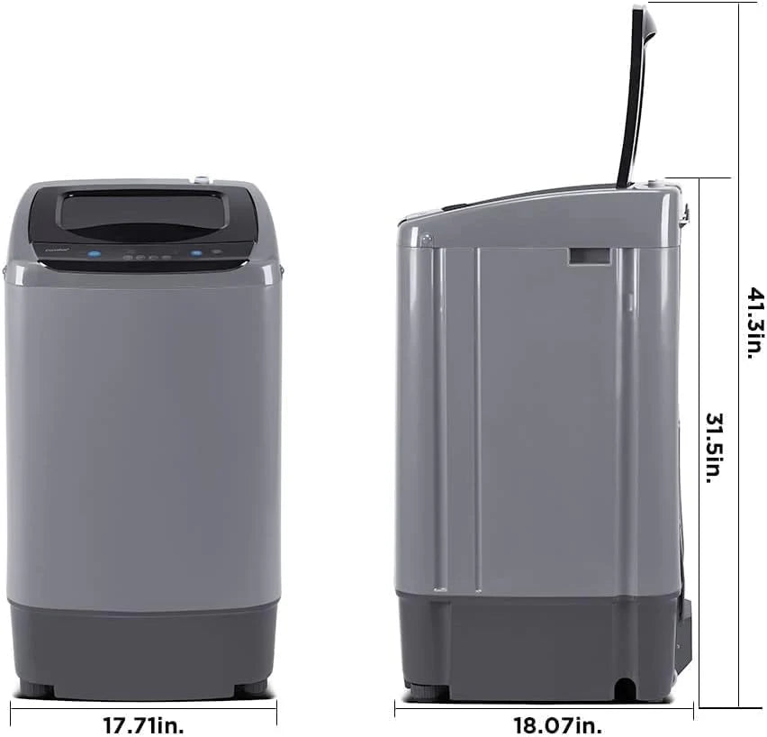 Comfee Portable Washing Machine, 0.9 Cubic Foot, with LED Display and Built-in Drum