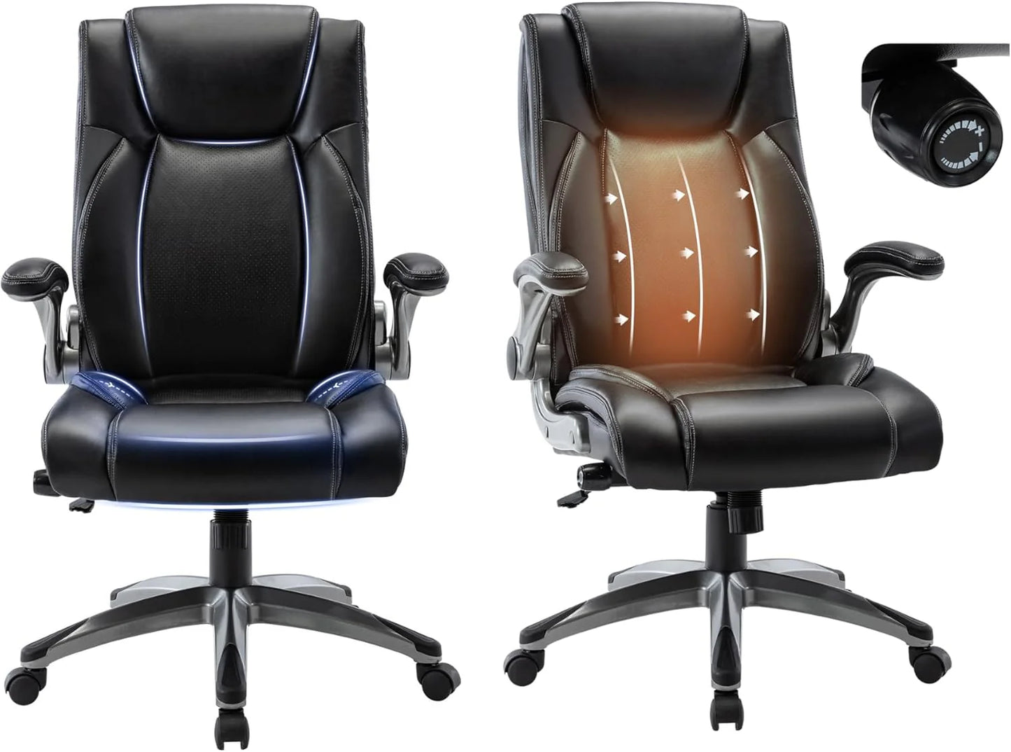 Executive Office Chair Computer Desk Chair Swivel Home Office Chair Upgraded Casters