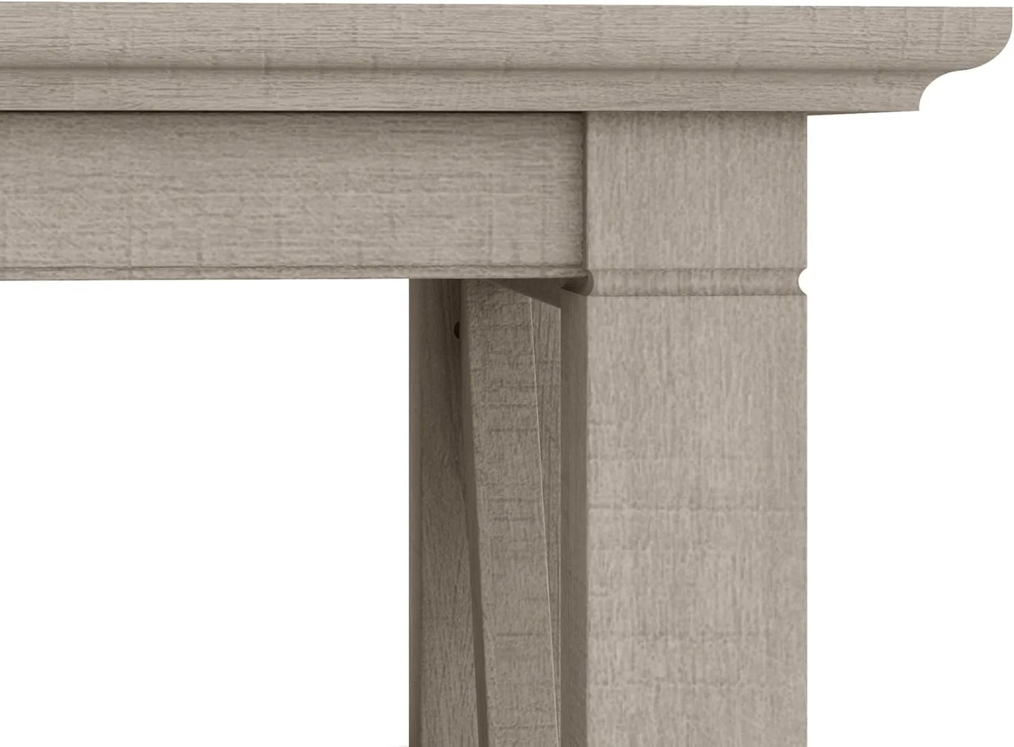 Key West Coffee Table with Storage in Washed Gray