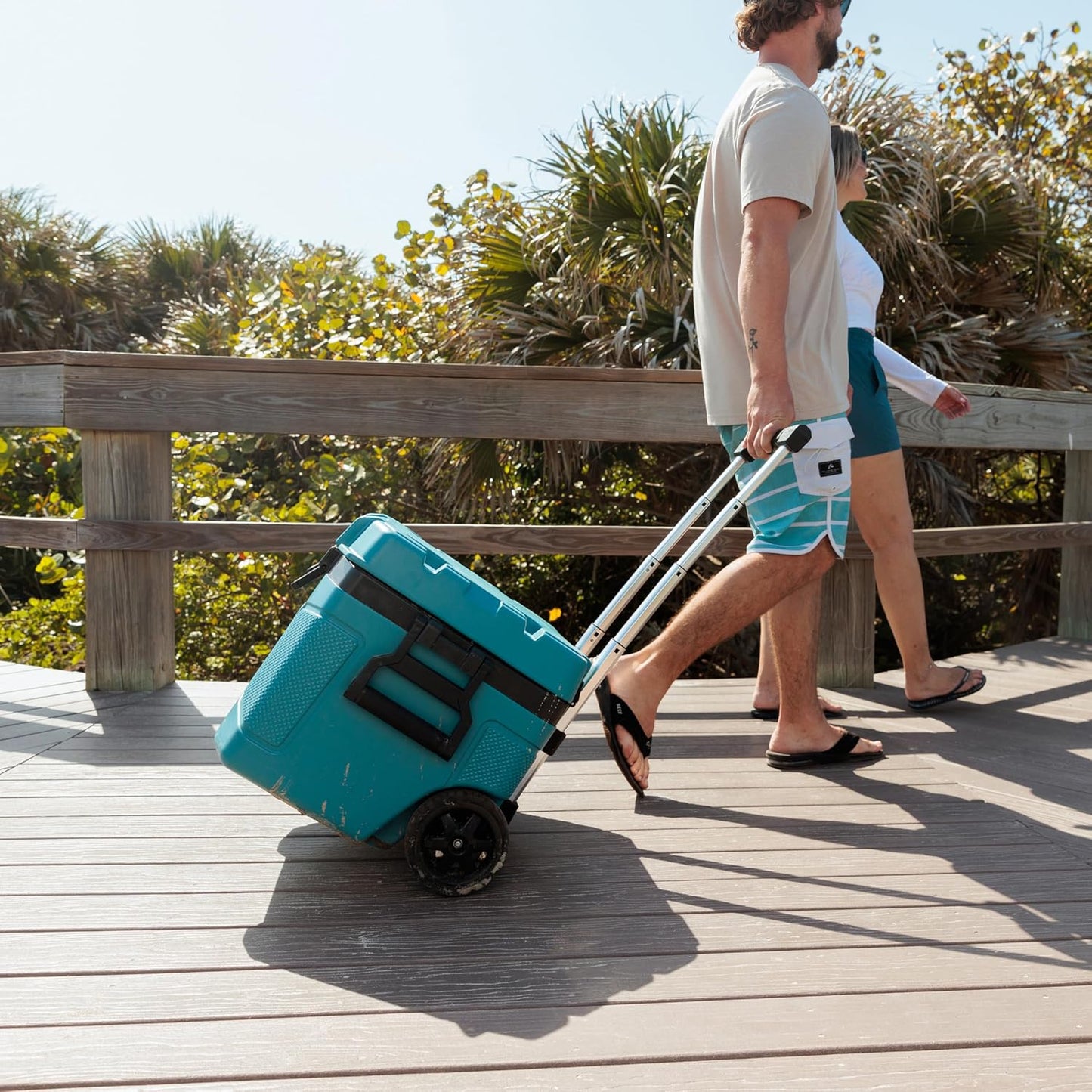 Igloo 52Qt Wheeled Cooler, Insulated Hard Shell Ice Chest