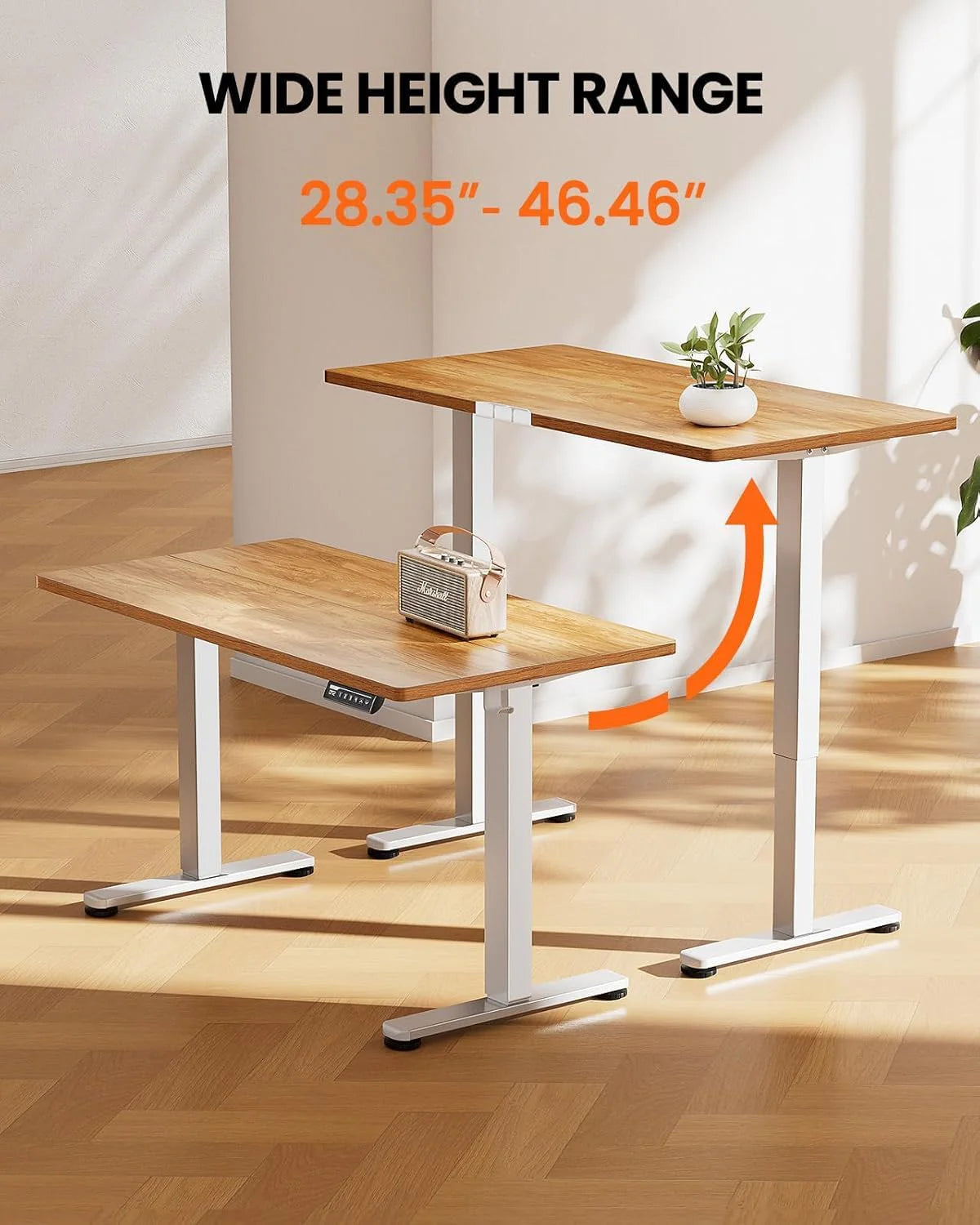 Height Adjustable Electric Standing Desk 47.2 x 23.6 Inches