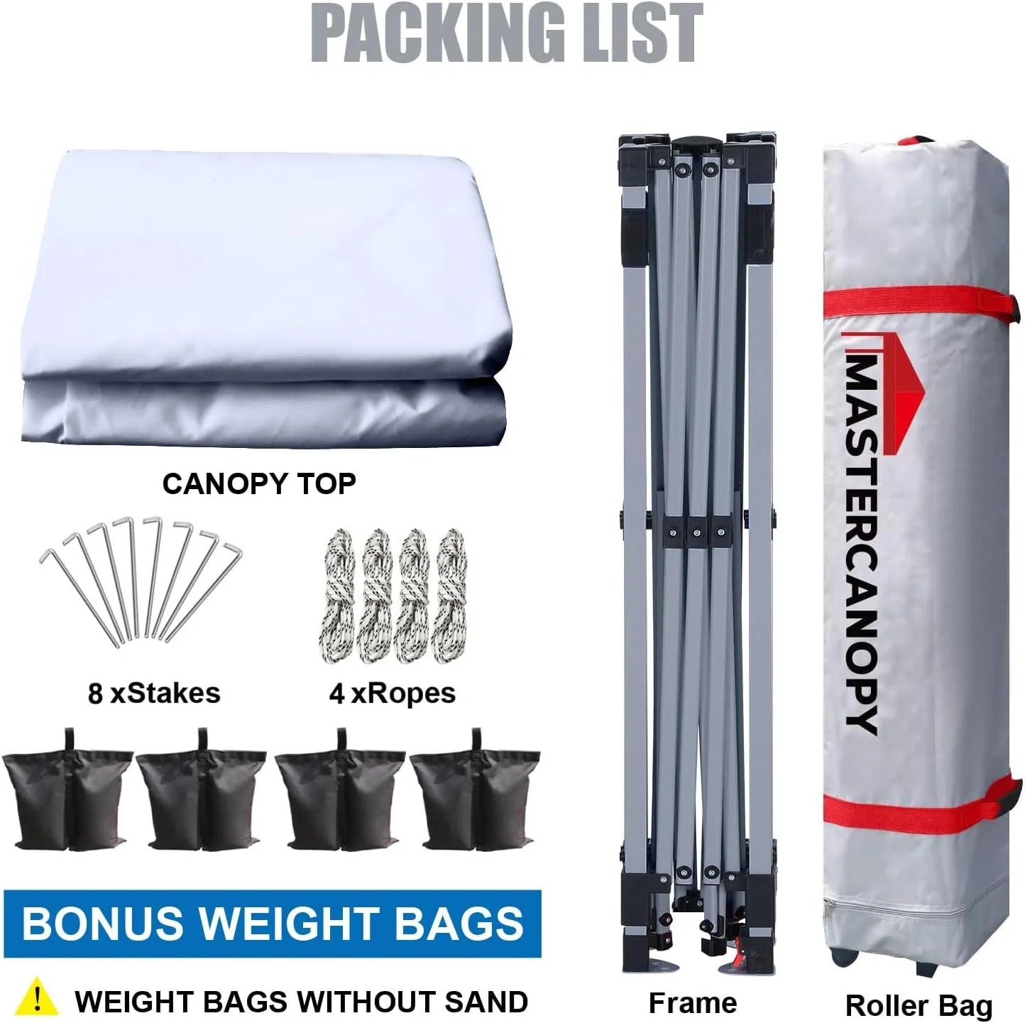 Durable Pop-up Canopy Tent with Roller Bag (10x10, Black)