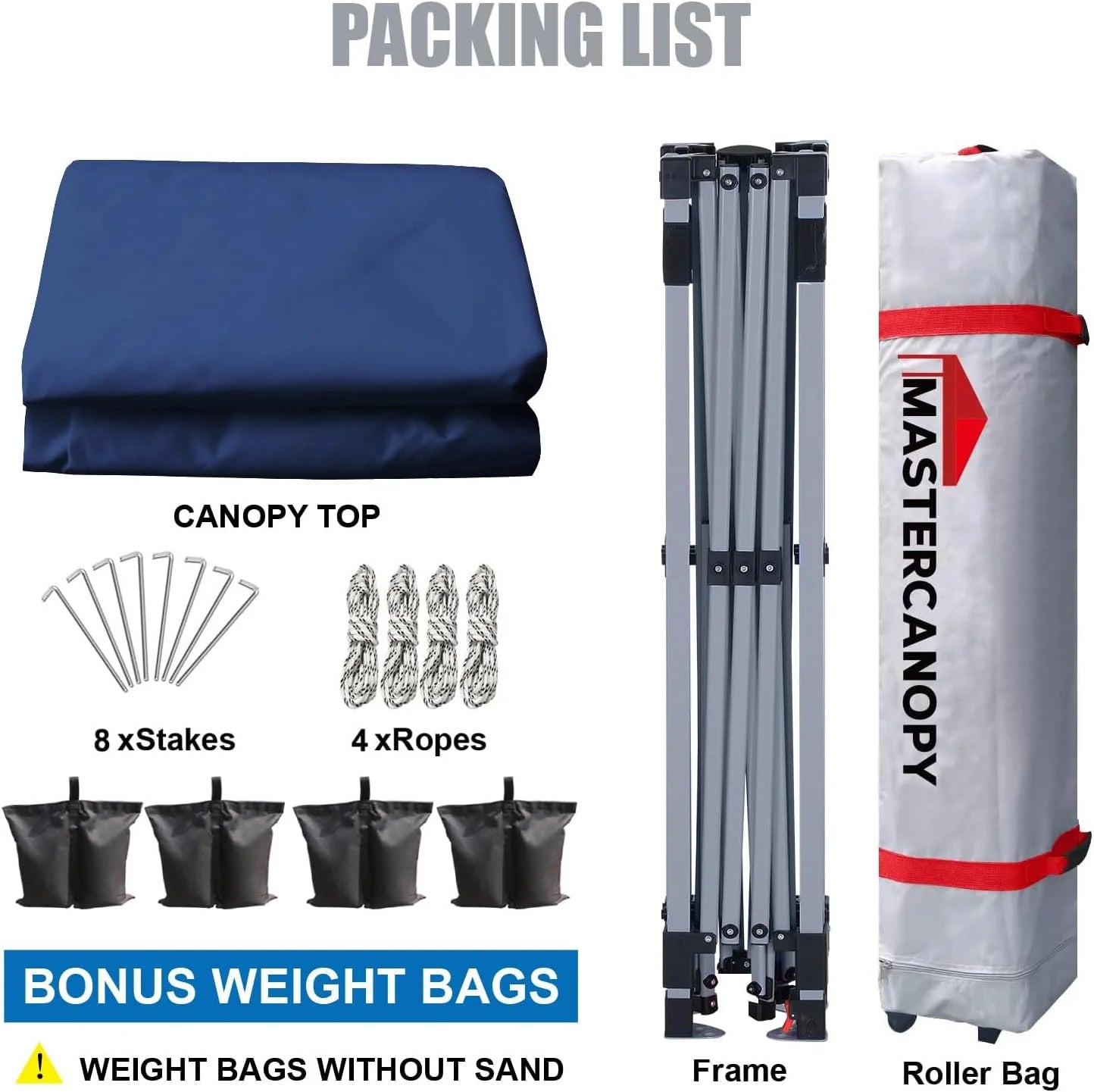 Durable Pop-up Canopy Tent with Roller Bag (10x10, Black)