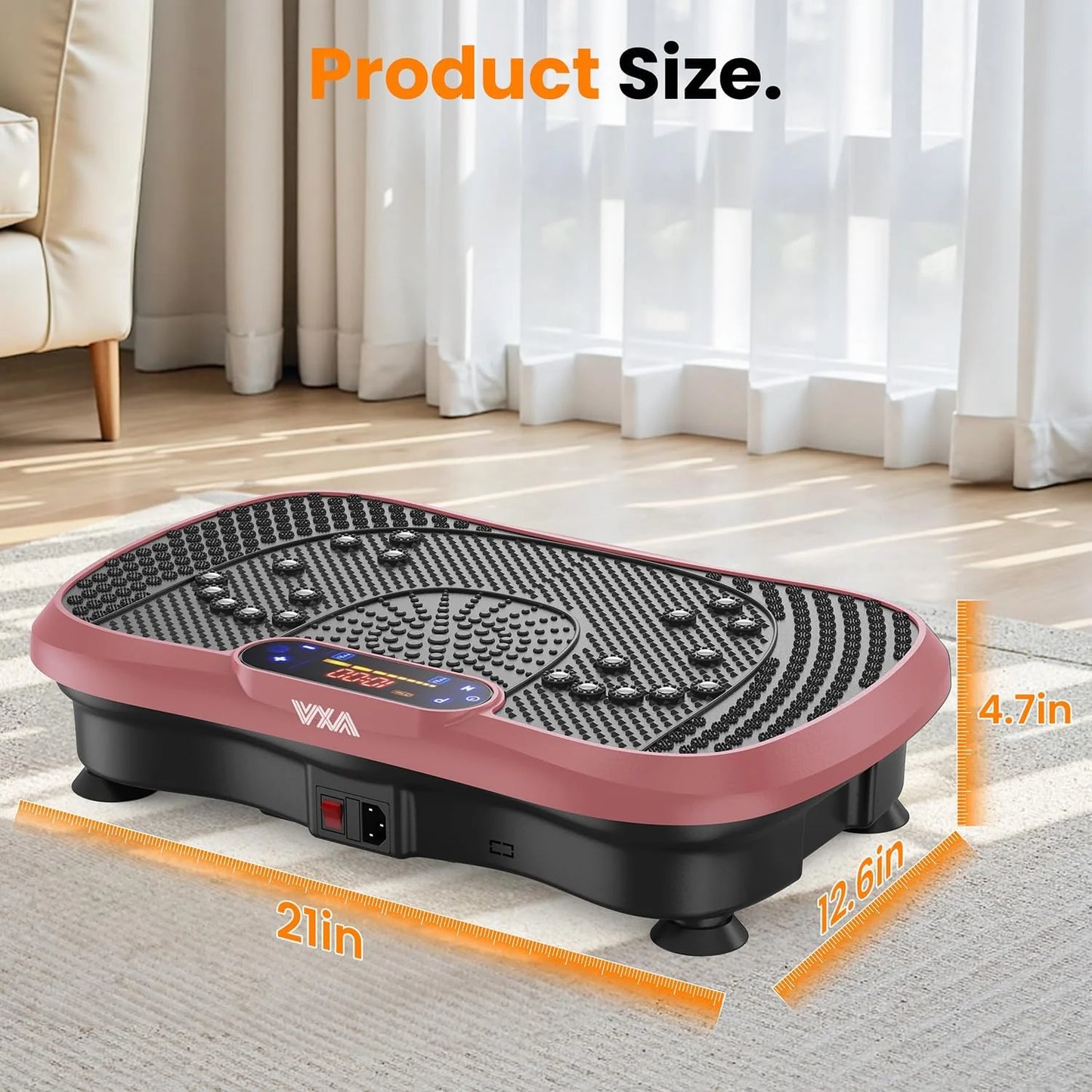AXV Vibration Plate Fitness Platform Trainer Suitable for men and women to lose weight and burn fat at the gym