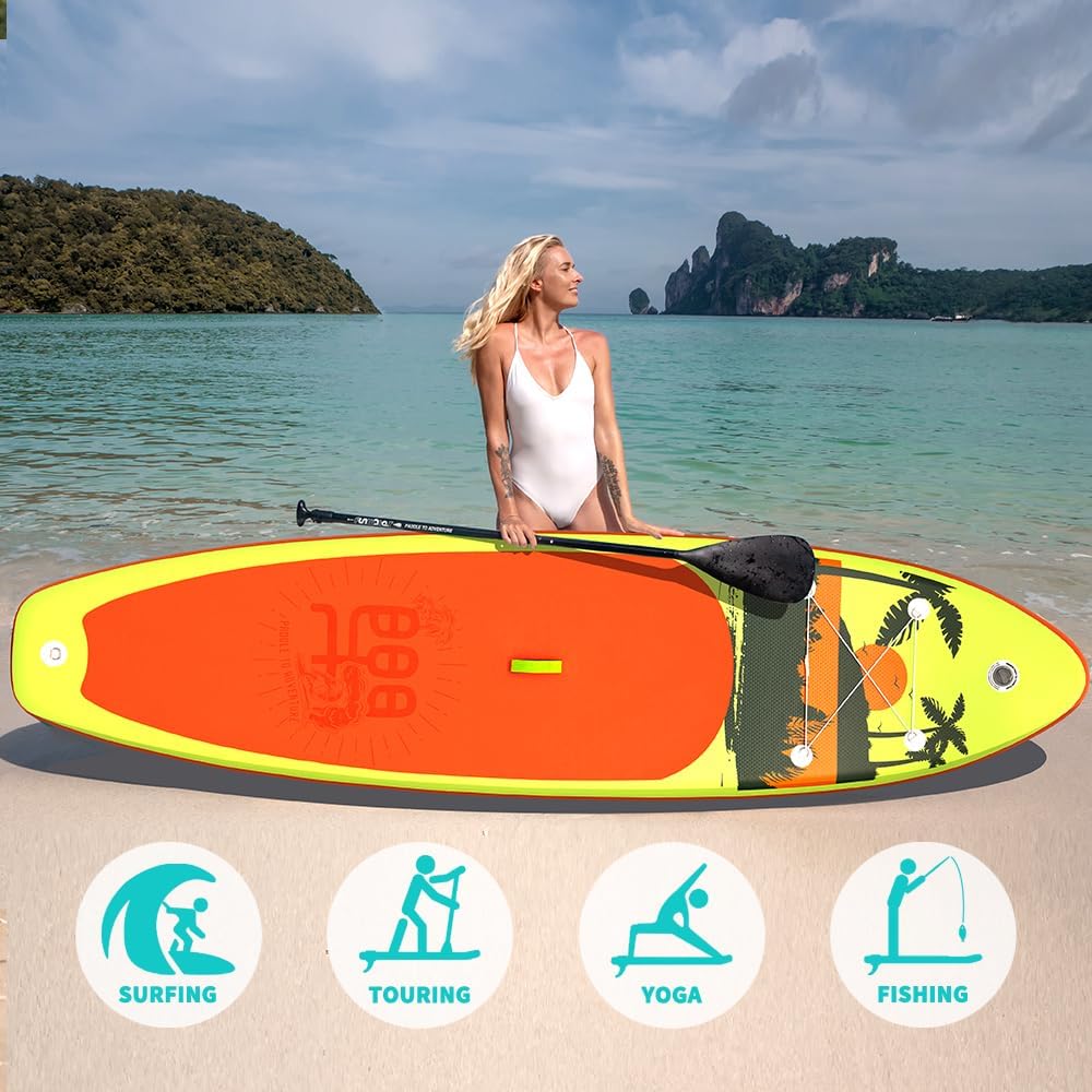 FunWater Stand Up Paddle Board Ultralight Inflatable Paddle Board with SUP Accessories