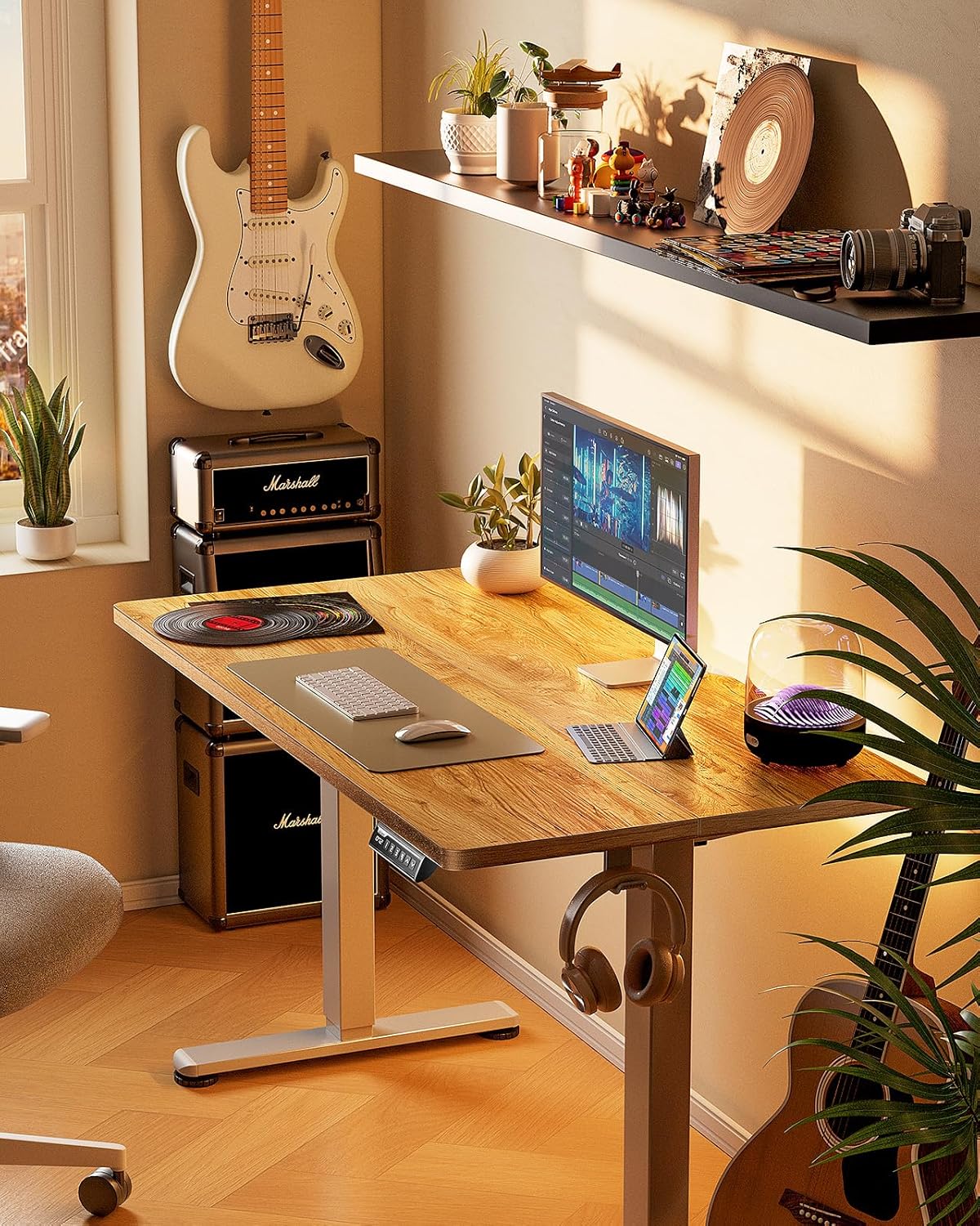 Height Adjustable Electric Standing Desk 47.2 x 23.6 Inches