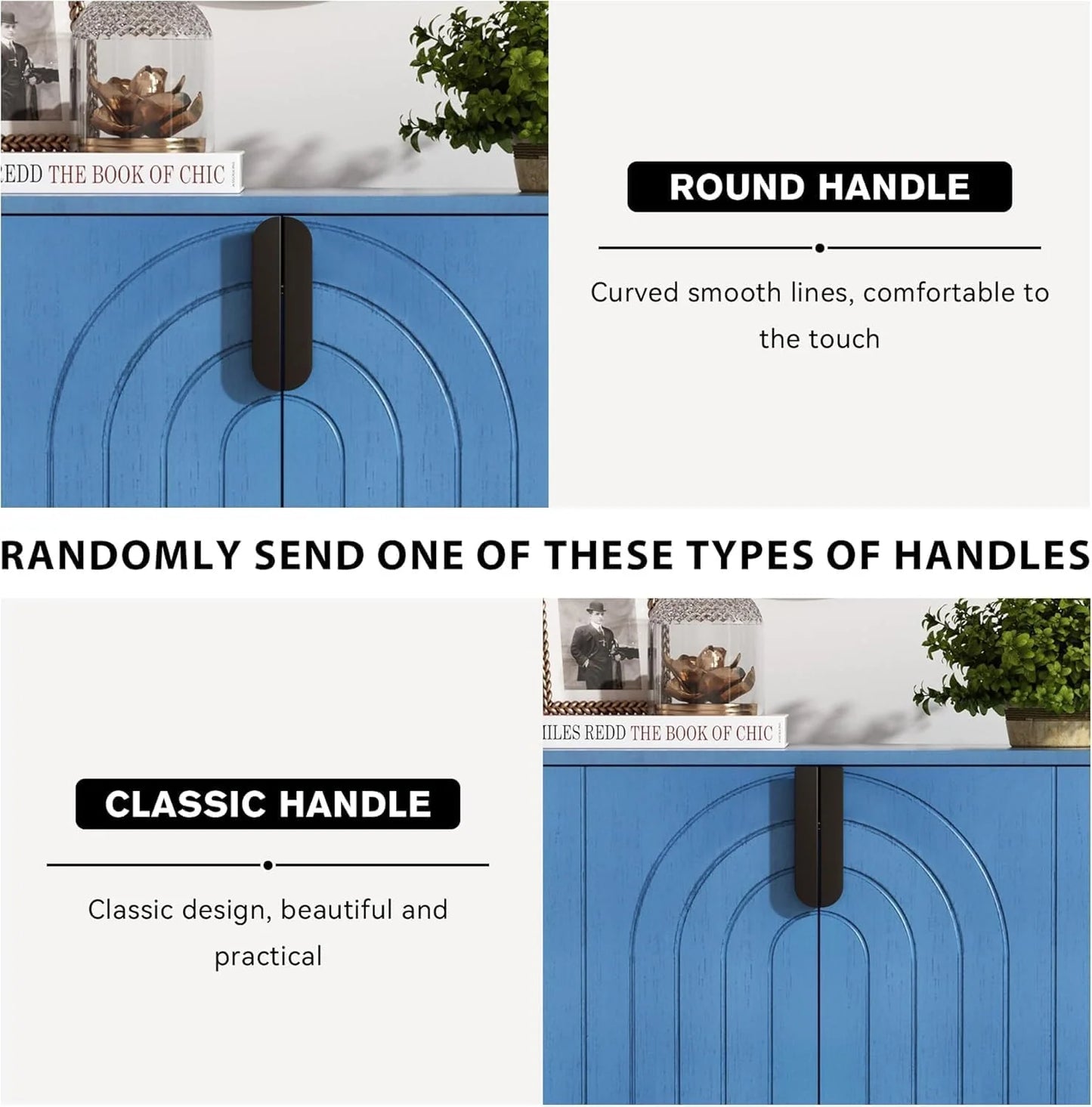 Accent Wood Grain Cabinet with 2 Doors