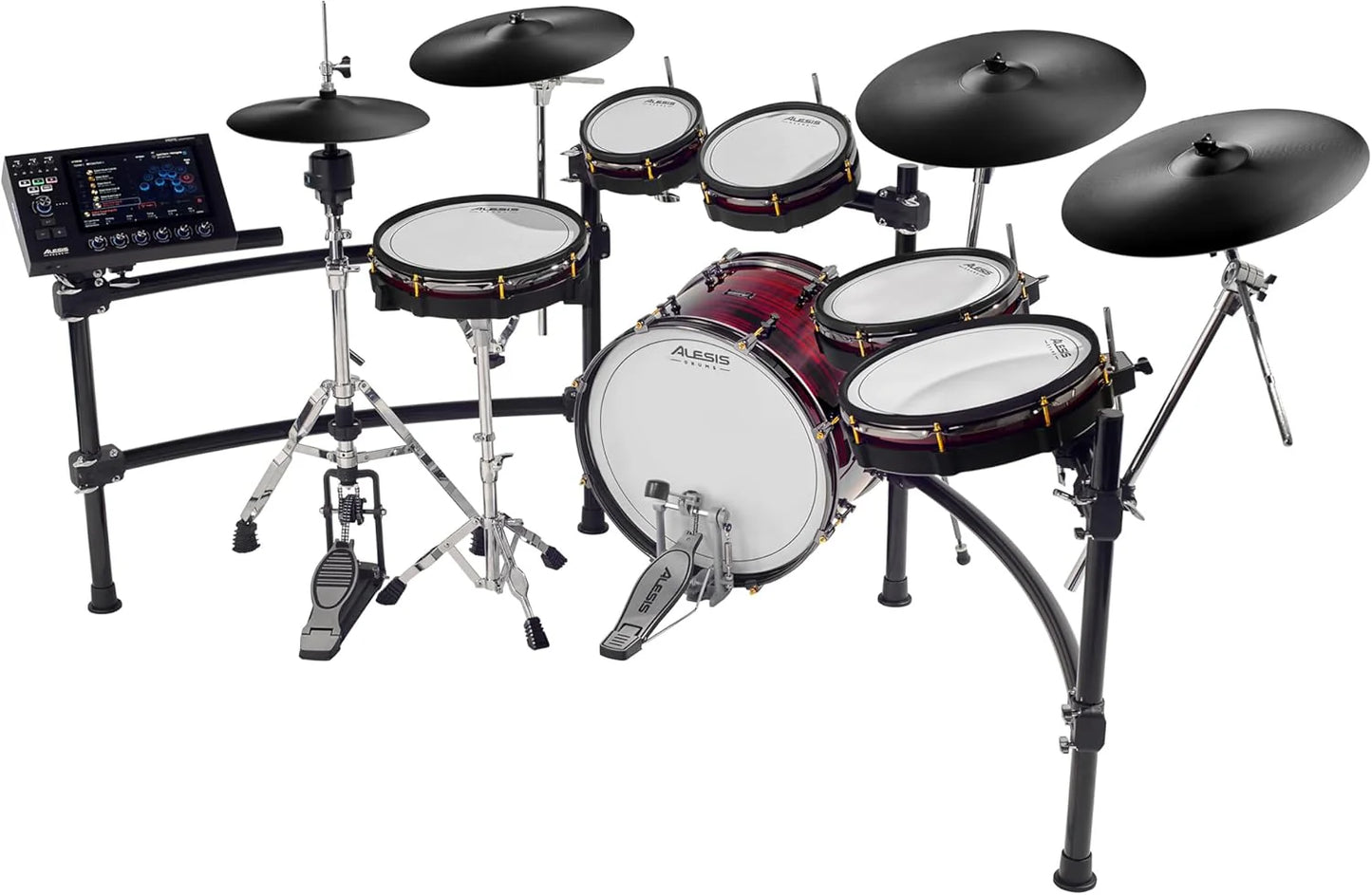 Alison Strata Prime Electronic Drum Set with Touch Screen Dual Area Grid Head