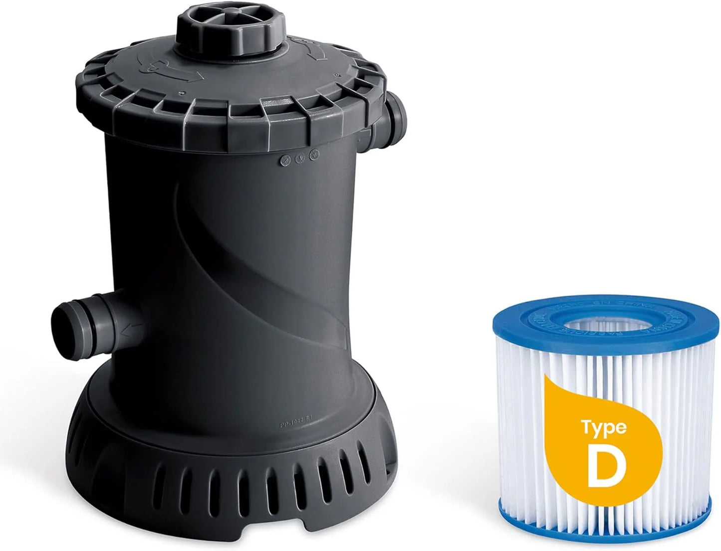 Funsicle 12 Foot by 36 Inch Quickset Round Inflatable Ring Top Outdoor Above Ground Swimming Pool Set with Pump and Cartridge Filter, Dark Herringbone