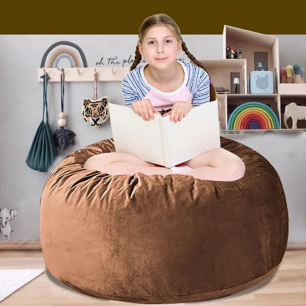 60" inch Oversized Bean Bag Sofa with Filling, Memory Sponge Bean Bag Chair