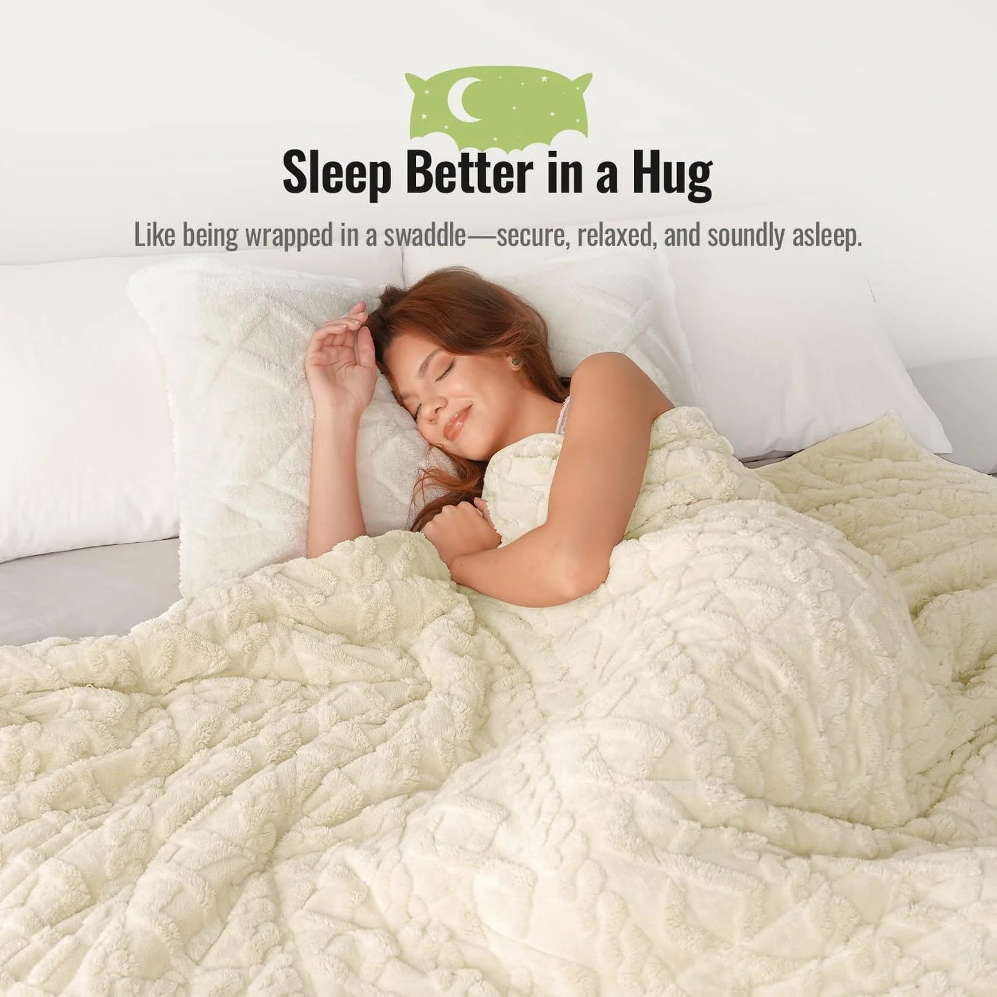 Weighted Blanket for Adults Queen Size 15lbs 60x80 inches