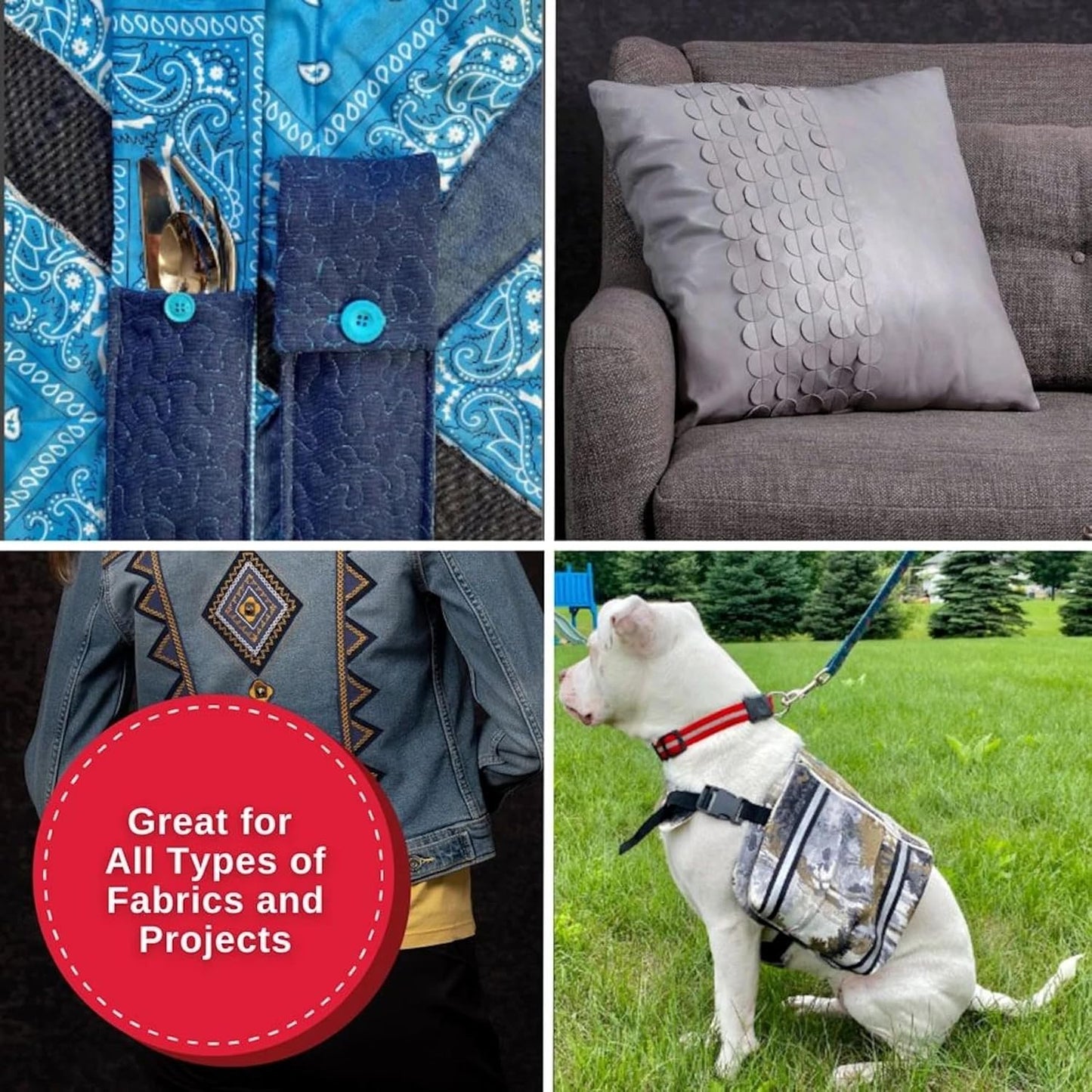 Heavy-Duty 4423 High-Speed Sewing Machine (Includes Accessory Kit) 97 Stitches One-Step Buttonhole