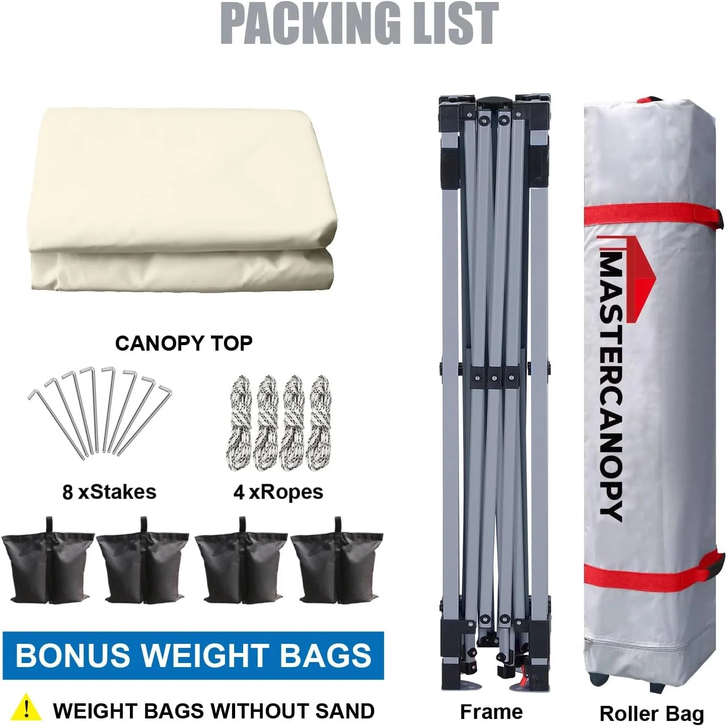 Durable Pop-up Canopy Tent with Roller Bag (10x10, Black)